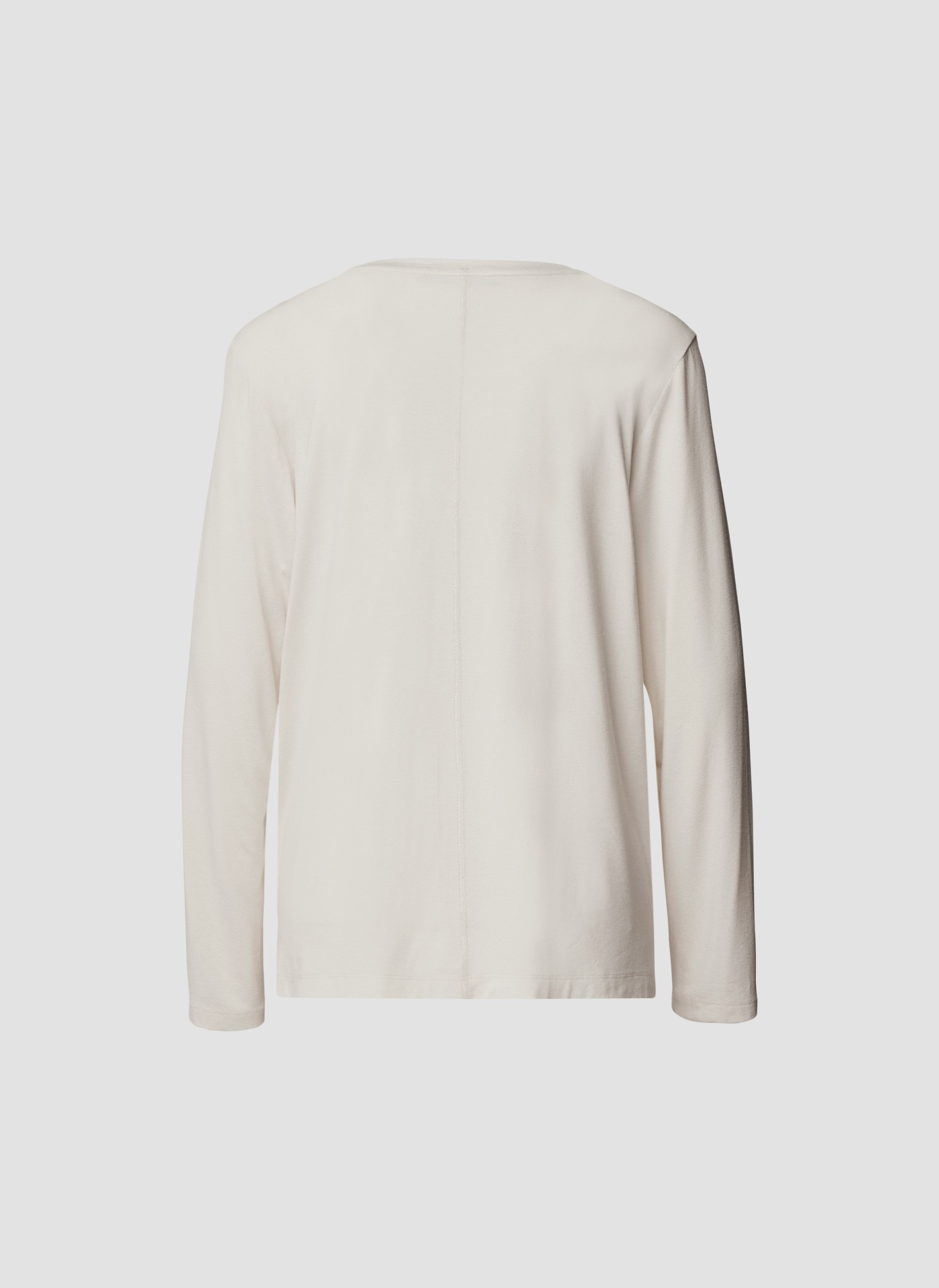 LeComte Print-Shirt »LeComte Elegantes Langarmshirt mit Strass-Details in Cremeweiß«