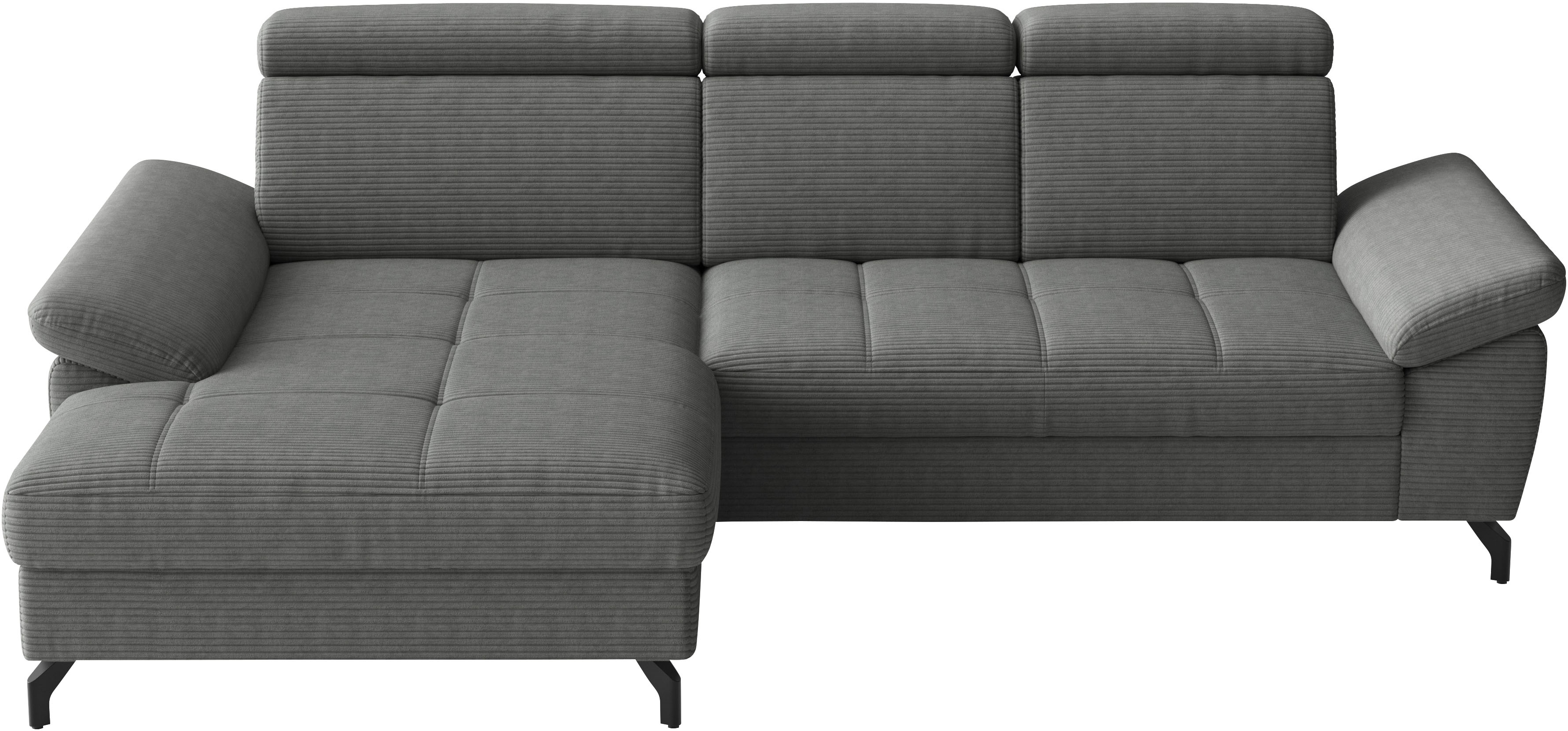 sit&more Ecksofa "Vanity, L-Form, B: 264 cm," Inkl.Sitz-,Kopf-und Armteilverstellung