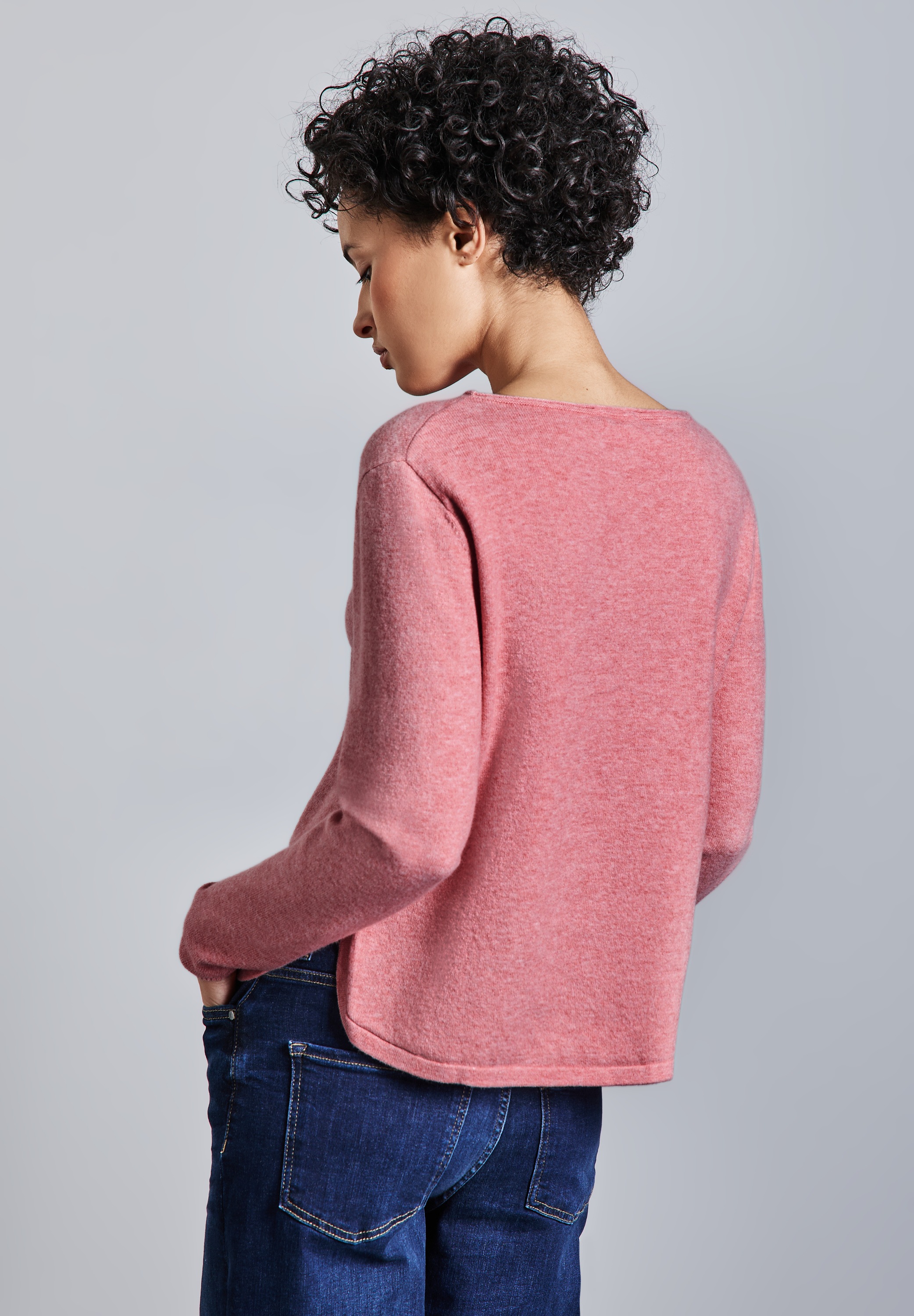 STREET ONE Strickpullover, mit U-Boot-Ausschnitt