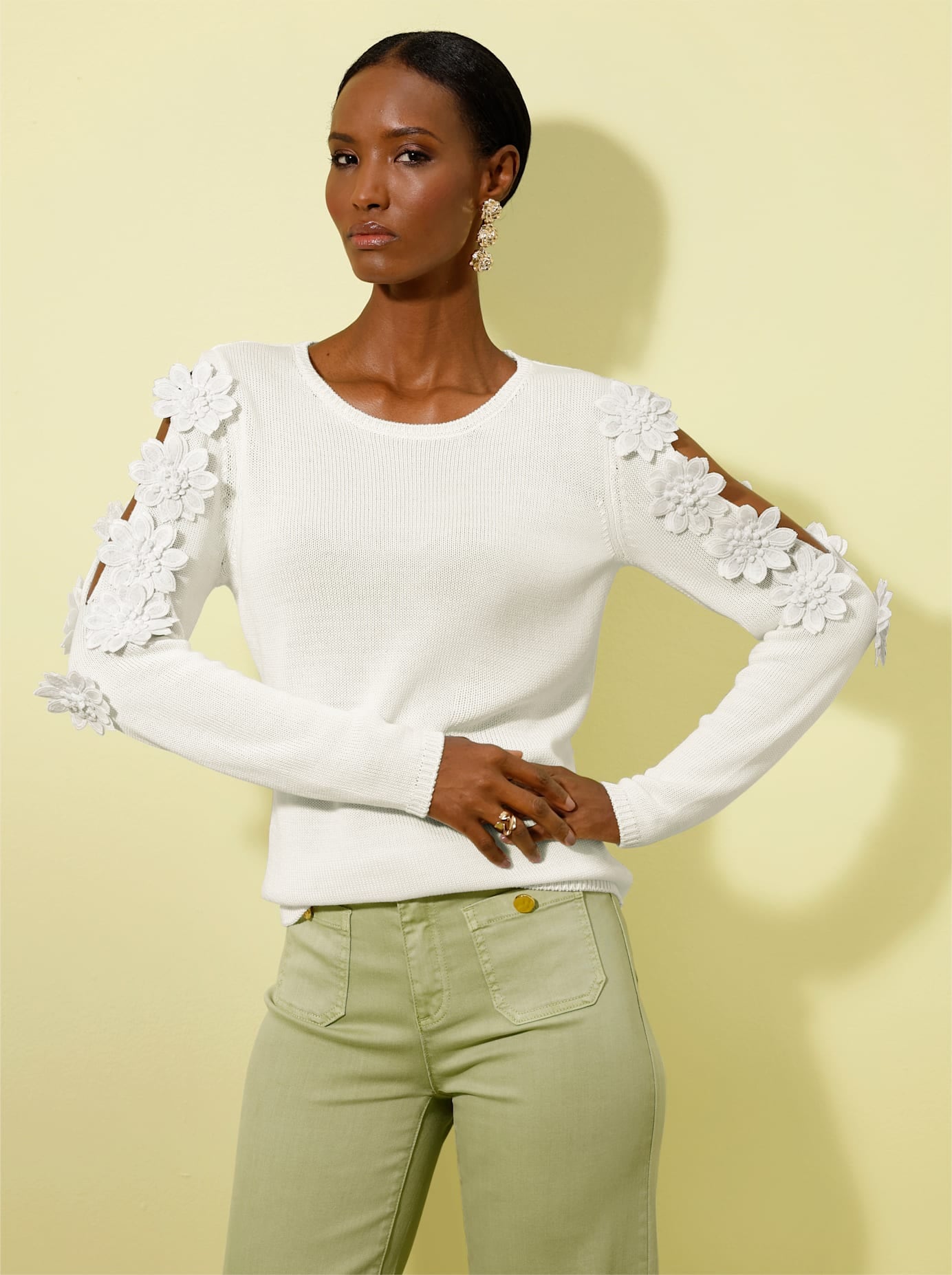 creation L Strickpullover "Lyocell-Mix-Pullover" günstig online kaufen