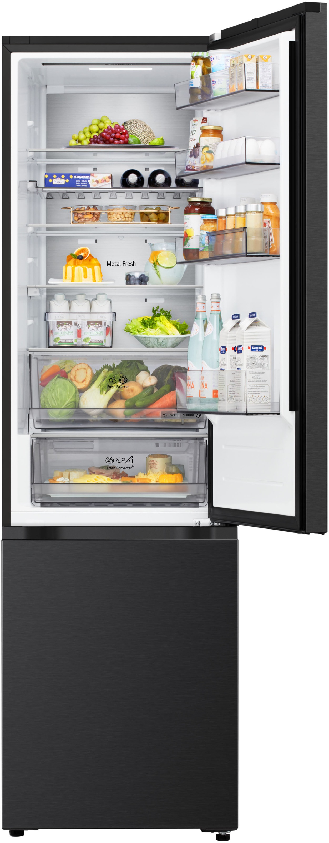 LG Kühl-/Gefrierkombination Serie 5 »GBBS525CEV« 203 cm hoch 59,7 cm breit Total No Frost, ThinQ mit AI Fresh & Saving Mode