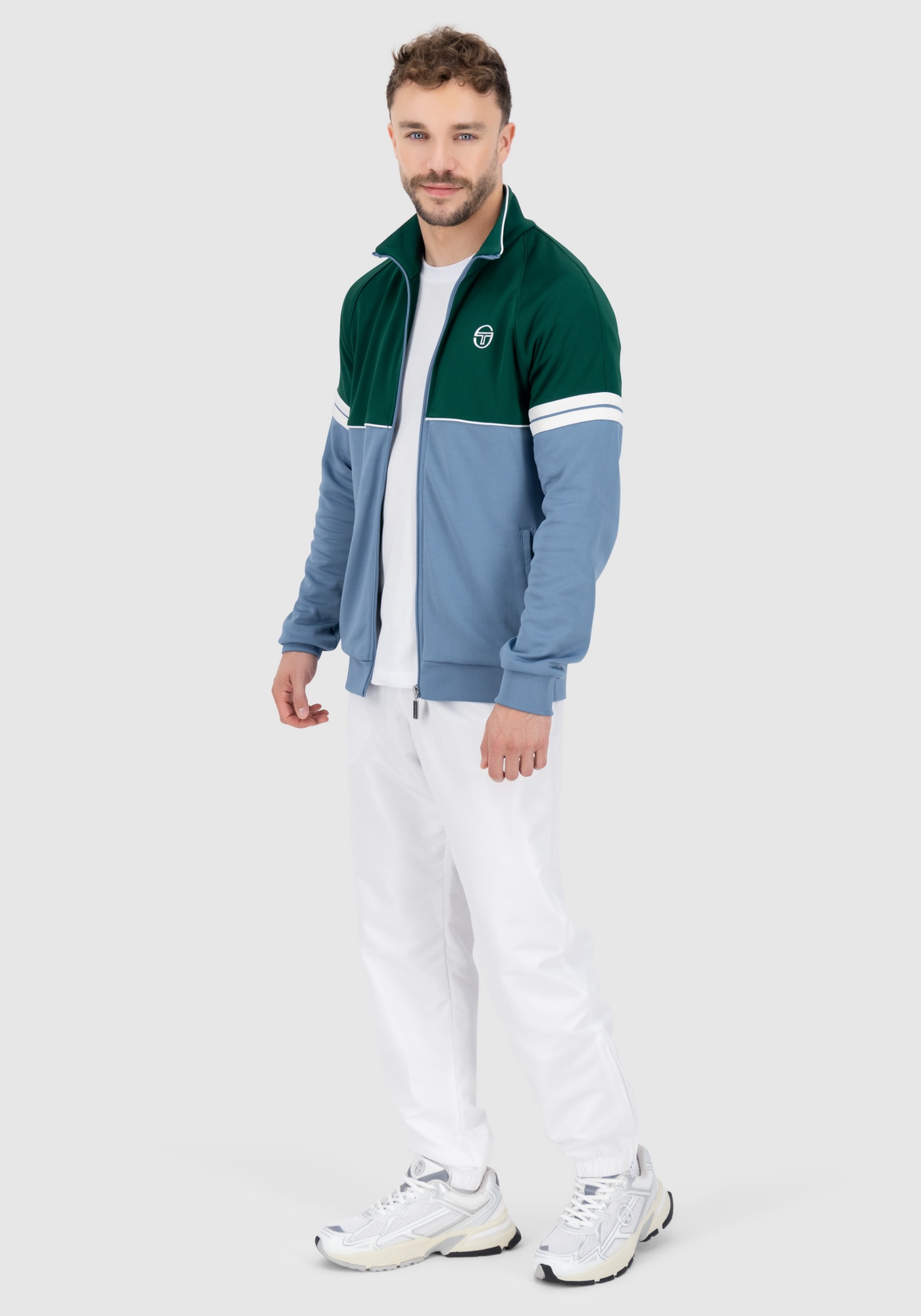 Sergio Tacchini Trainingsjacke »ORION TRACK TOP_ Herren«, ohne Kapuze, Trainingsjacke Herren, leichte Jacke, Retro, Sportjacke, Outdoor, Sale