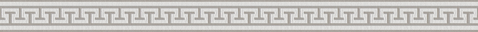 A.S. Création Bordüre "Only Borders 11" gemustert geometrisch grafisch leicht strukturiert Tapete Bordüre Mäander Bordüre Metallic Borte Wohnzimmer Design Optik
