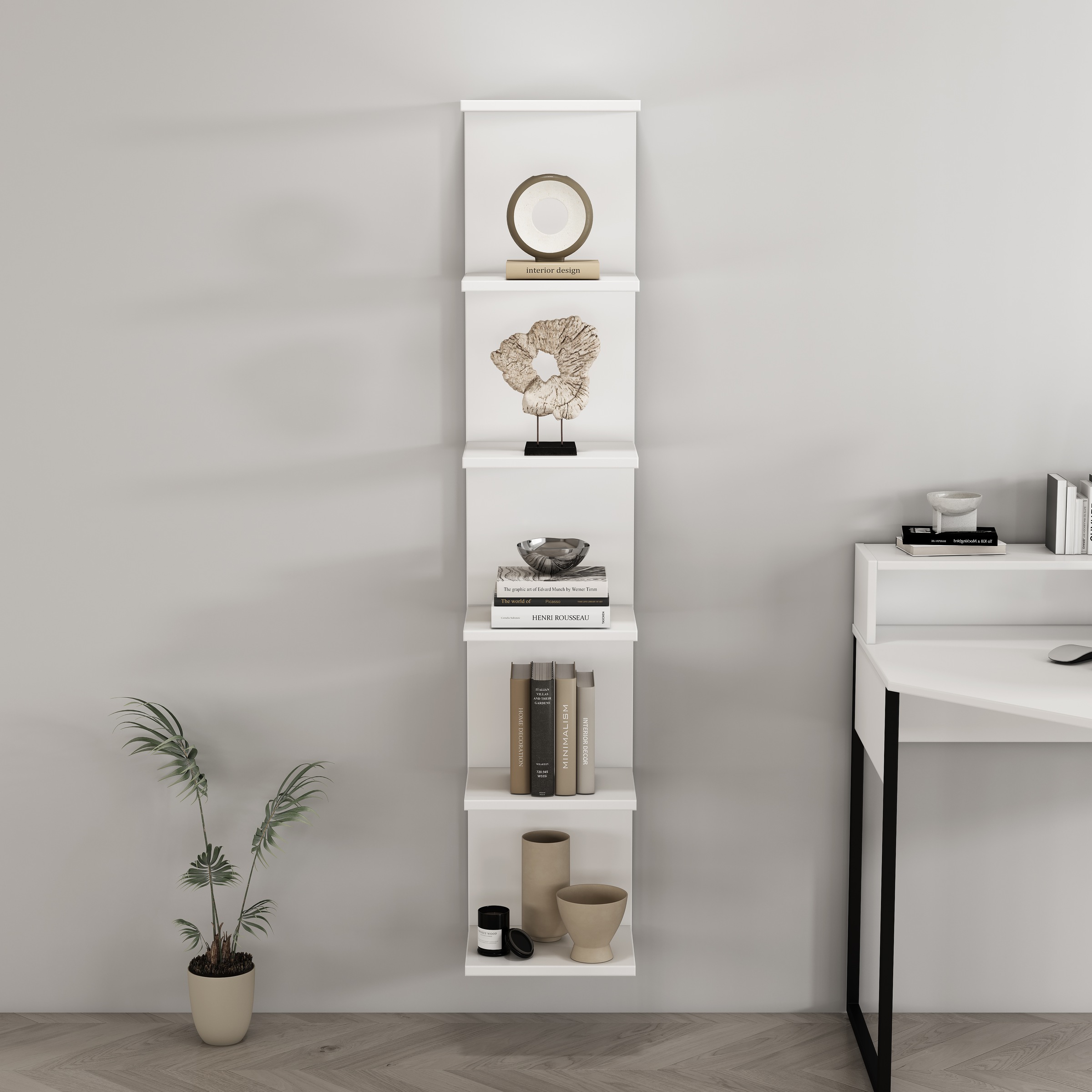 OTTO home Deko-Wandregal "Moid" dekorativer Stauraum, Wandmontage günstig online kaufen