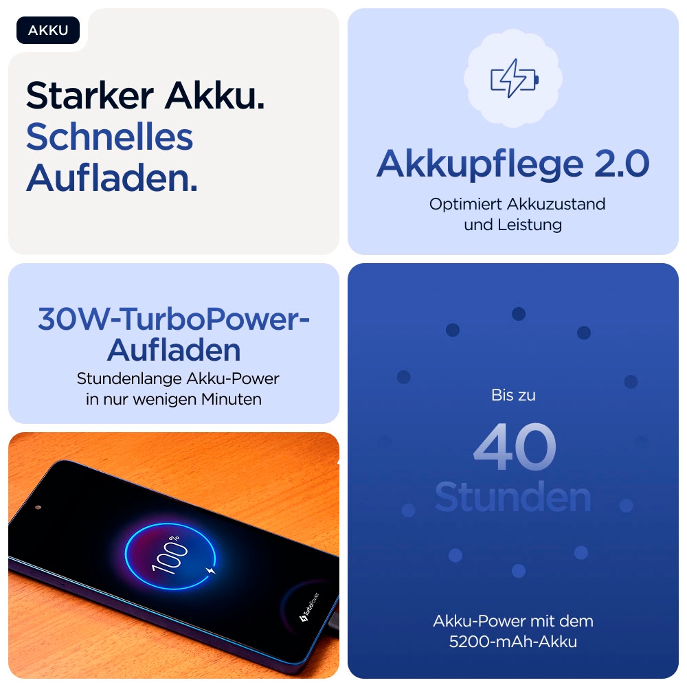 Motorola Smartphone »moto g56 5G«, PANTONE® Dazzling Blue