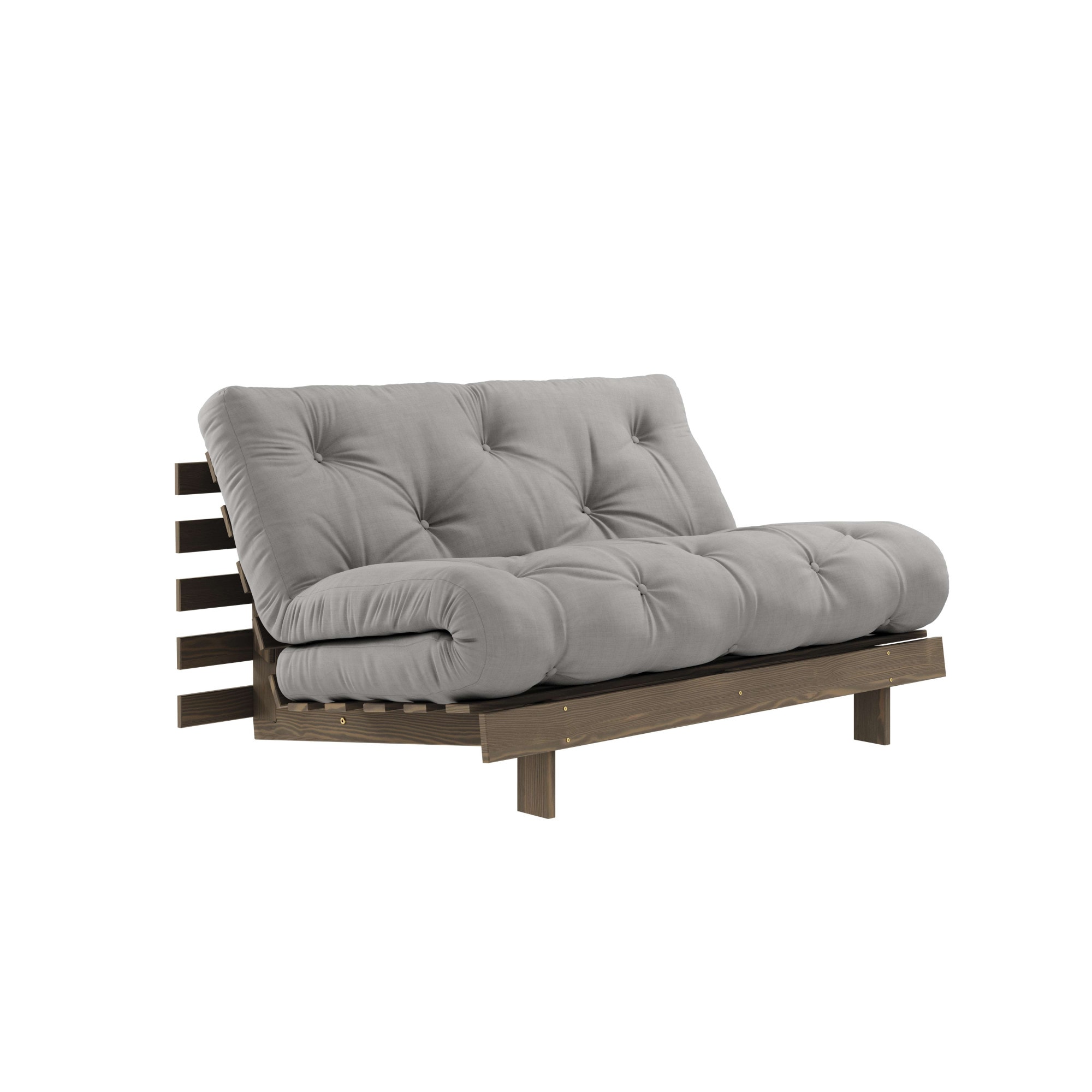 Karup Design Daybett "Roots Sofa Bed, Schlafsofa, Bettfunktion, FSC-Massivholz" Inkl. Futonmatratze, Made in Europe, langlebig, B: 140 oder 160 cm