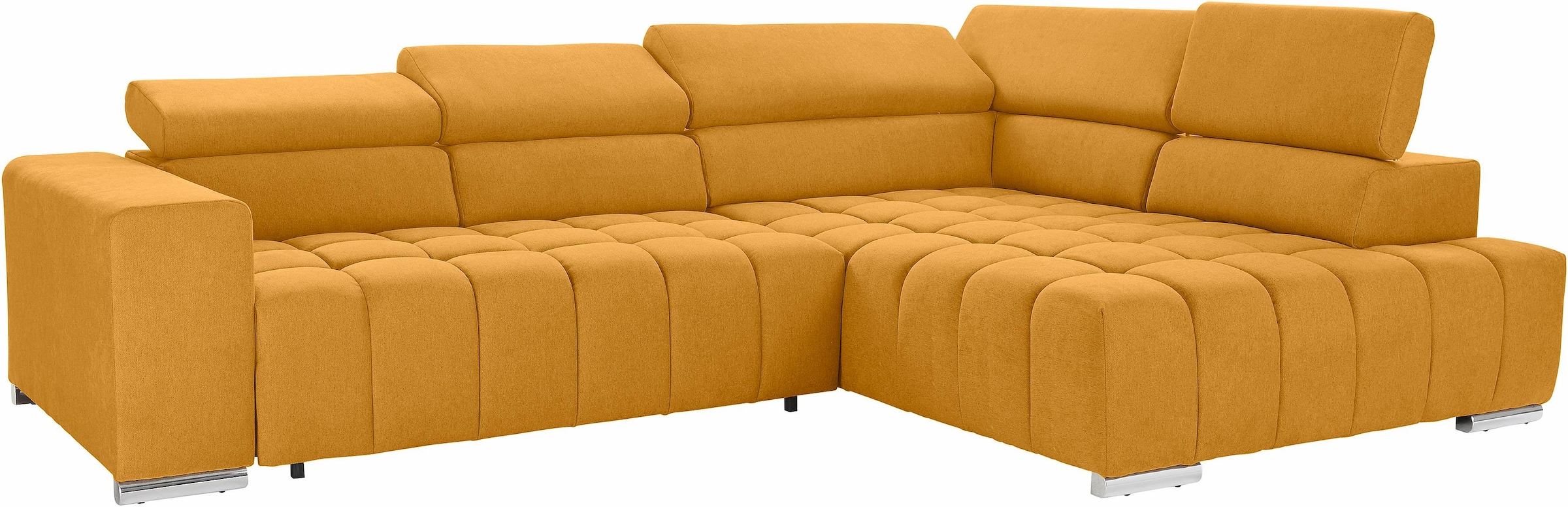 exxpo - sofa fashion Ecksofa Elias, L-Form, mit Kopf- bzw. Rückenverstellun günstig online kaufen