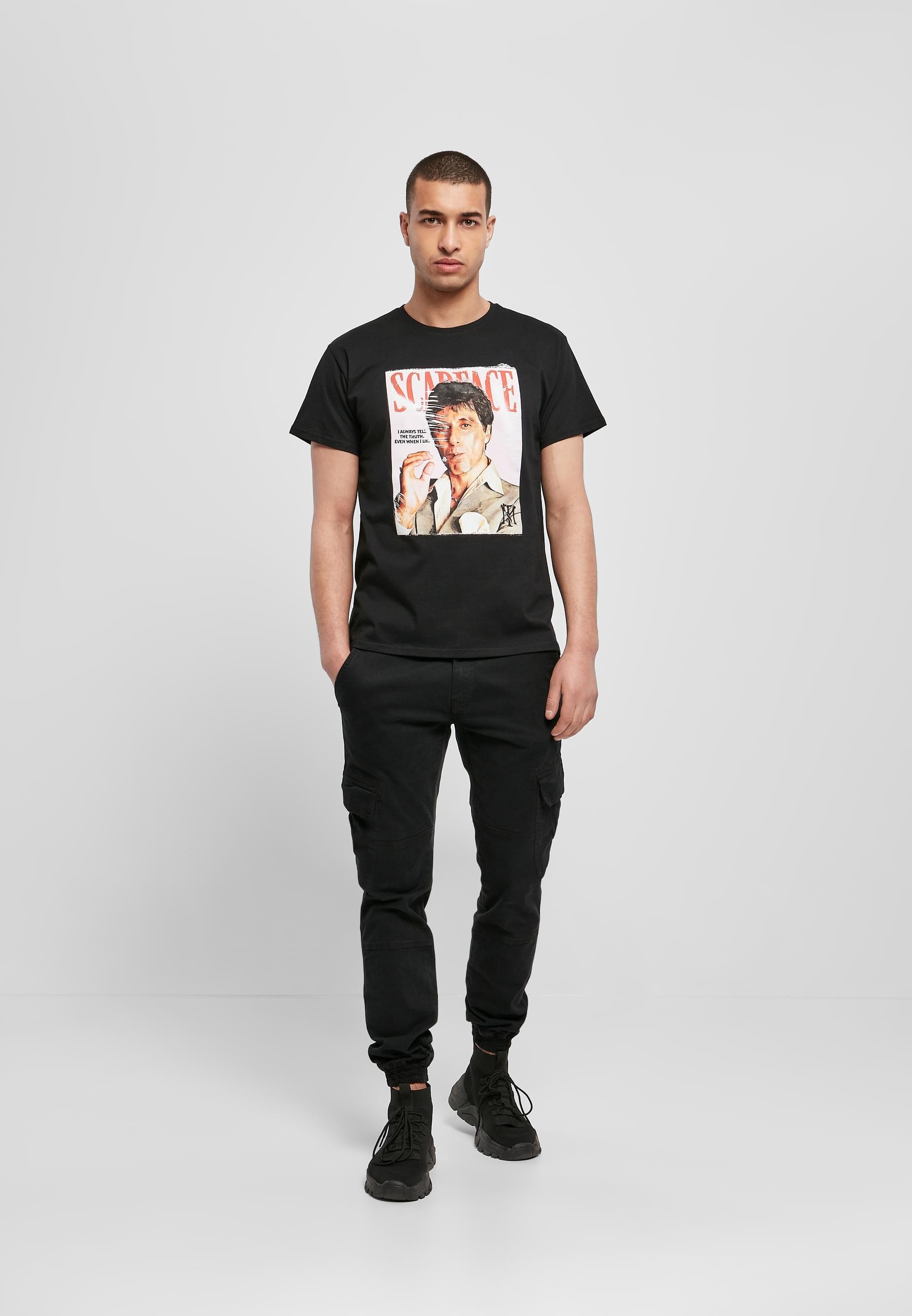 Merchcode Kurzarmshirt »Merchcode Herren Scarface Magazine Cover Tee«, (1 tlg.)