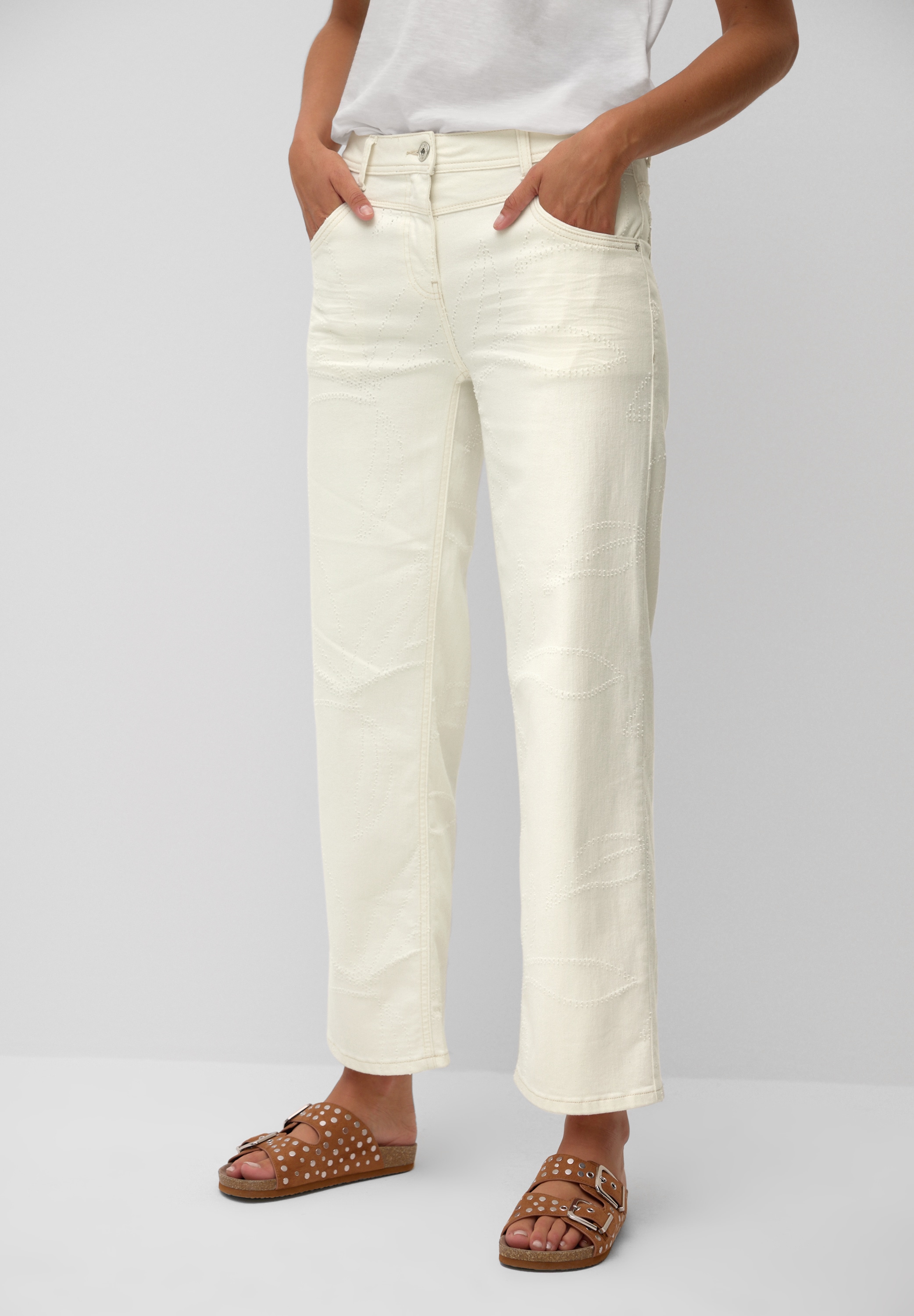 STREET ONE Loose-fit-Jeans, High Waist