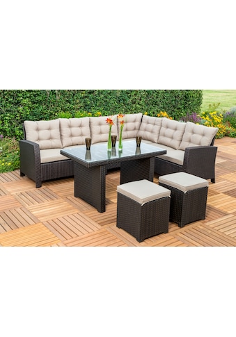 MERXX Gartenlounge-Set »Salerno« Schenkel be...