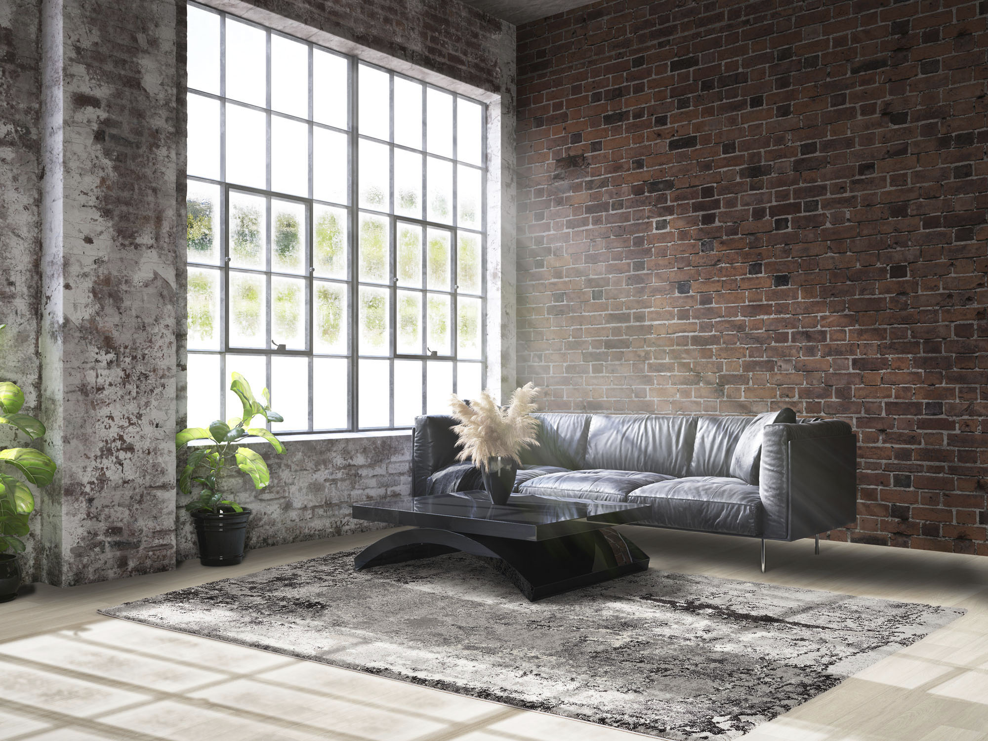 Thumbnail - OCI DIE TEPPICHMARKE Teppich "Juwel Liray" rechteckig 20 mm Höhe Kurzflor, Wohnzimmer, Marmor Optik, Hoch Tief Effekt