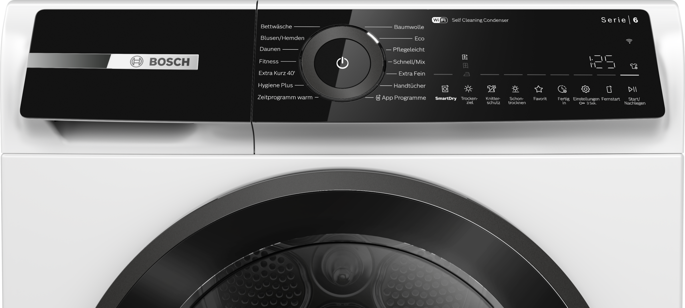 BOSCH Wärmepumpentrockner »WQN245B41« Serie 6 Selbstreinigender Kondensator und Trommelreversierung