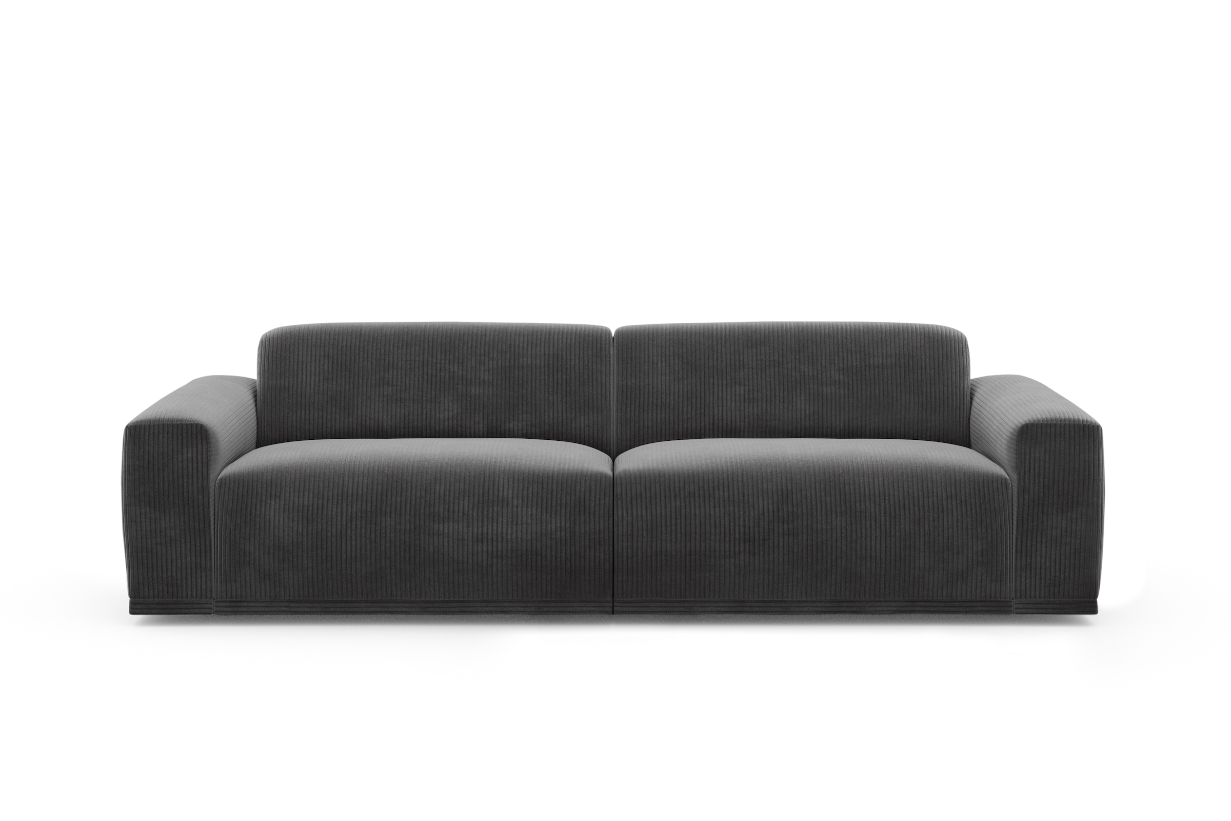 TRENDMANUFAKTUR Big-Sofa »Braga, mit hochwertigem Kaltschaum, Megasofa, in Cord erhältlich«, modernes Big-Sofa, Couch mit hohem Sitzkomfort, 254/72/107 cm (B/H/T)