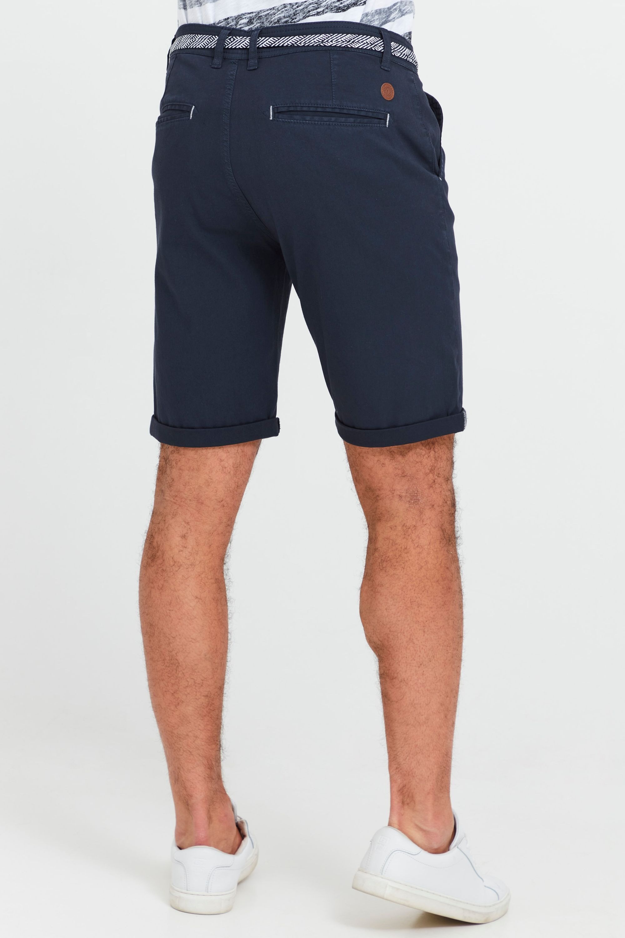 !solid Chinoshorts SOLID "Chinoshorts SDMaris", Herren, Gr. M, N-Gr, blau (insignia blau), Obermaterial: 97% Baumwolle CO. 3% Elasthan EL., Hosen Chinoshorts 3