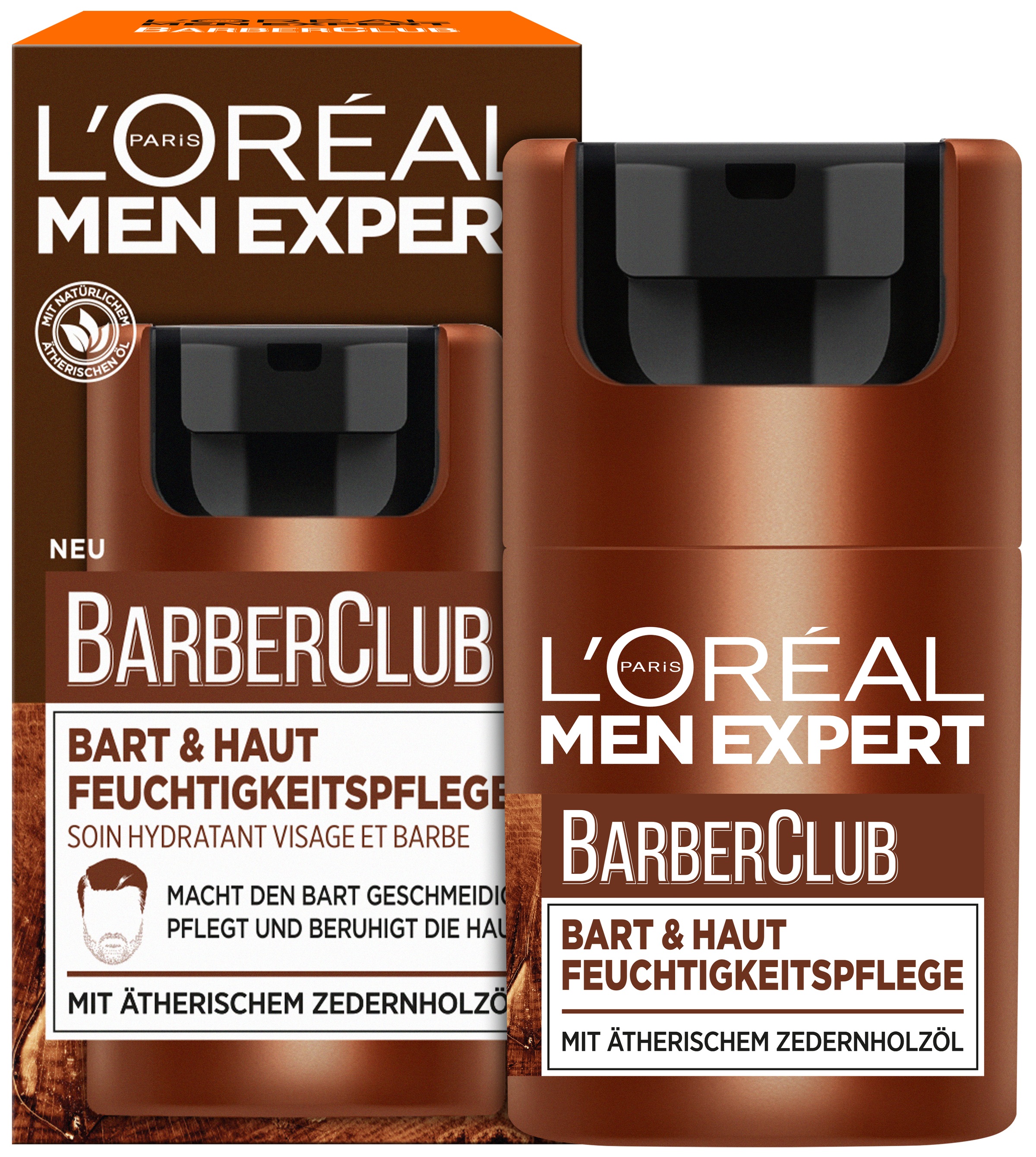 L'ORÉAL PARIS MEN EXPERT Pflege-Set »L'Oréal Men Expert Barber Club Bestseller Kulturbeutel«, (Set, 3 tlg.), mit hoher Wirksamkeit