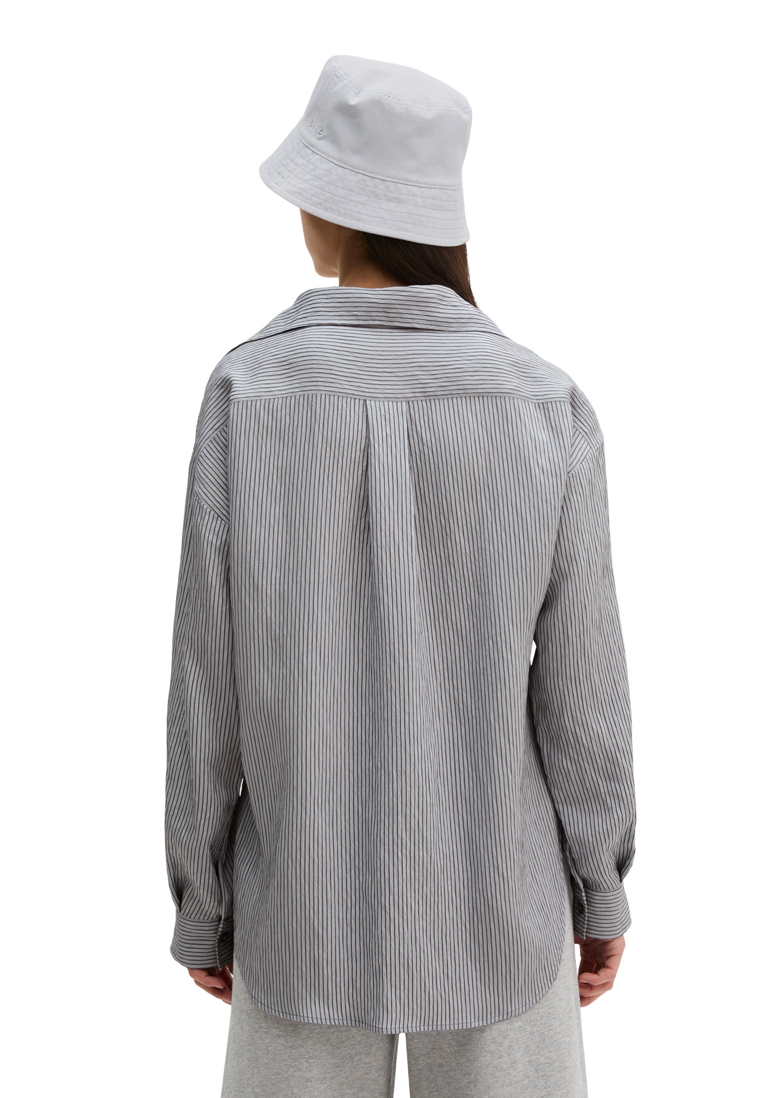 Marc O'Polo Langarmbluse »aus Crinkle-Viskose-Mix«