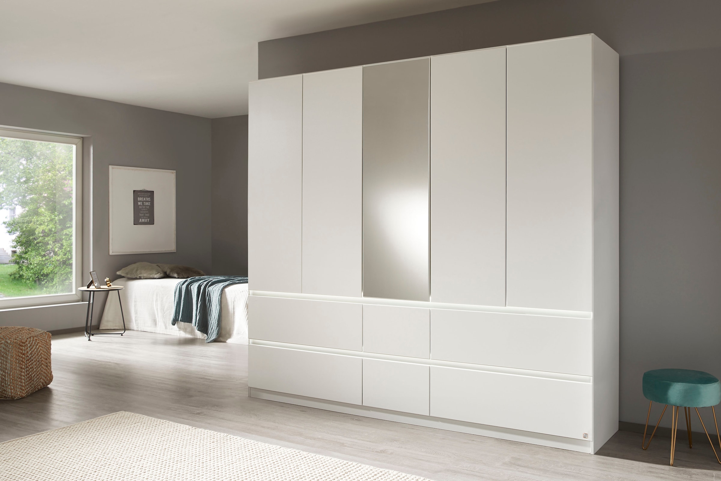 Thumbnail - rauch Drehtürenschrank "Madrid" mit oder ohne Beleuchtung