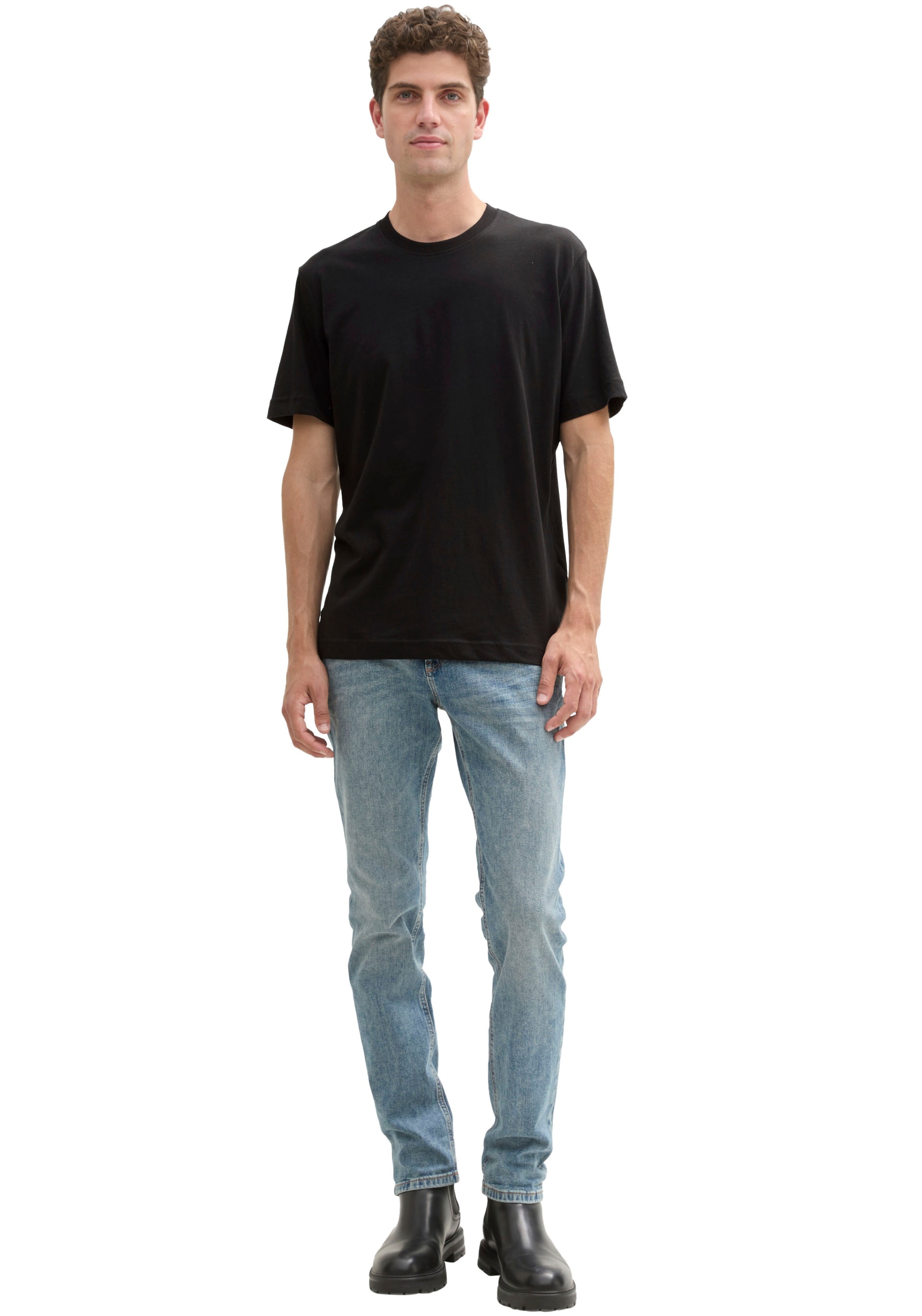TOM TAILOR T-Shirt, (Packung, 2 tlg.), unifarben