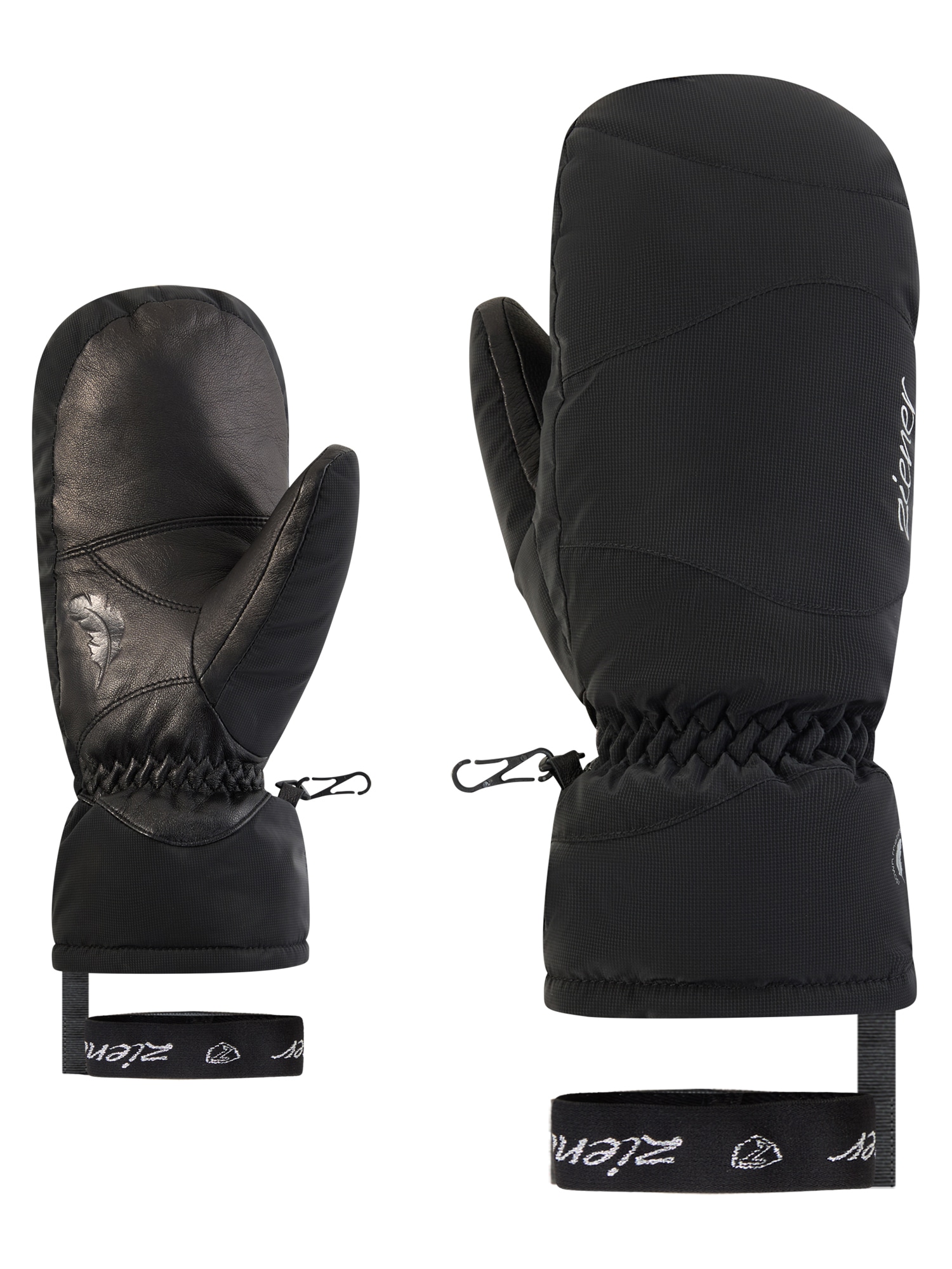 Ziener Fäustlinge "KOFIA-Z AQUASHIELD DAUNENFÜTTERUNG DAMEN" wasserdicht, winddicht, atmungsaktiv, extra warm, Lederinnenhand