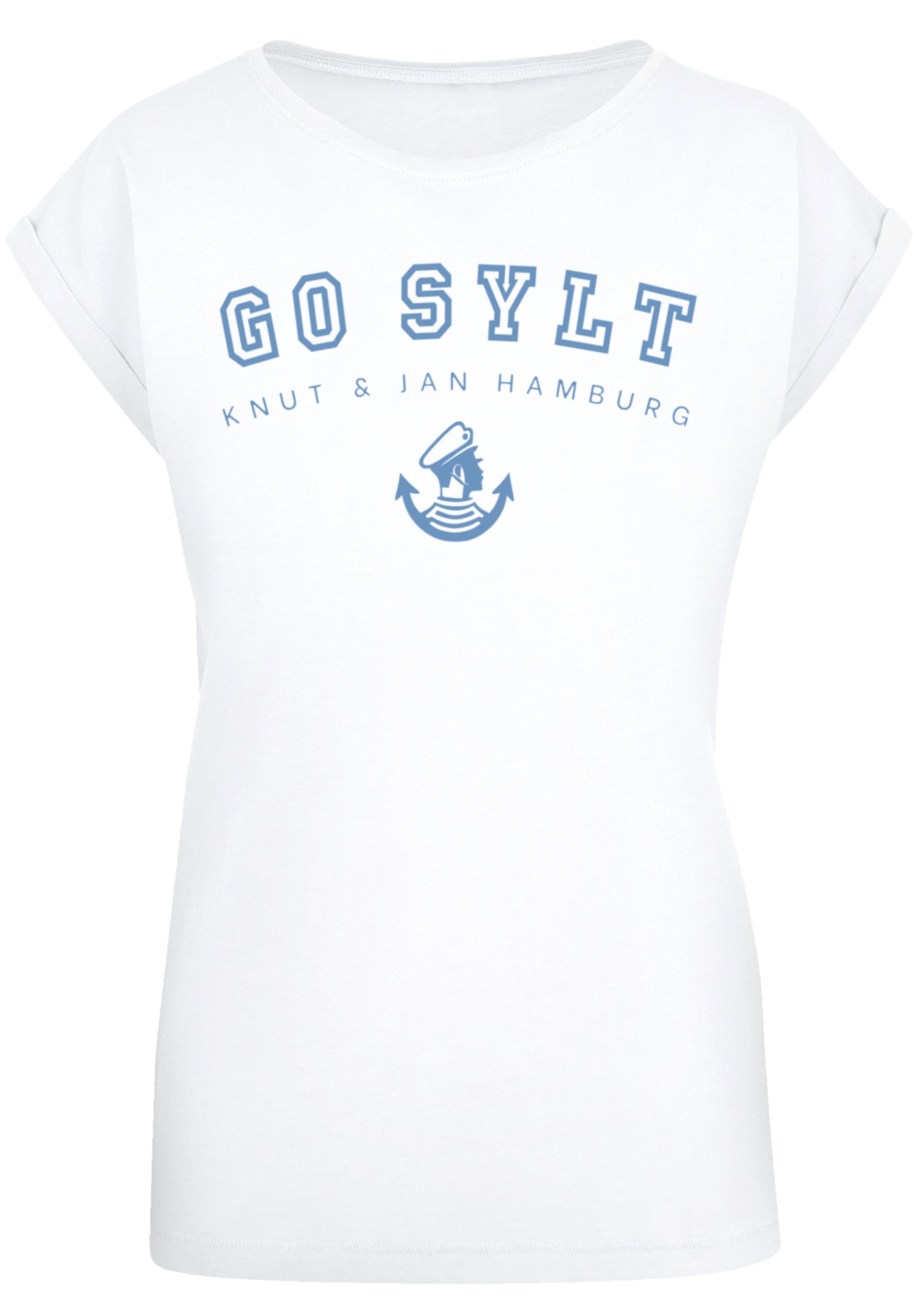 F4NT4STIC T-Shirt "PLUS SIZE Go Sylt", Print