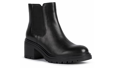 Chelseaboots »D DAMIANA«, Blockabsatz, Stiefelette, zum Schlupfen