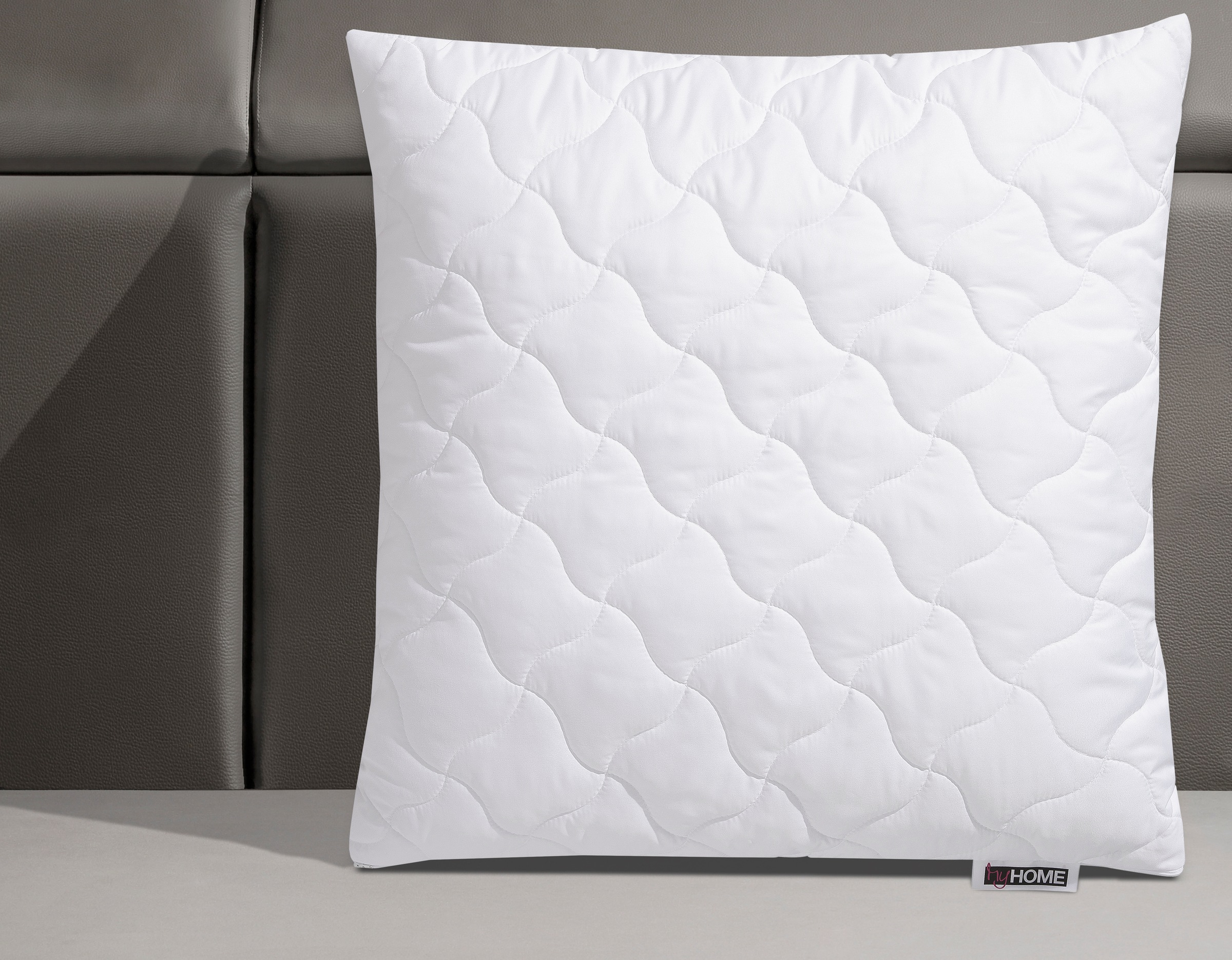 my home Microfaserkissen "Fantasy Kopfkissen 40x80 oder 80x80 cm, Made in G günstig online kaufen