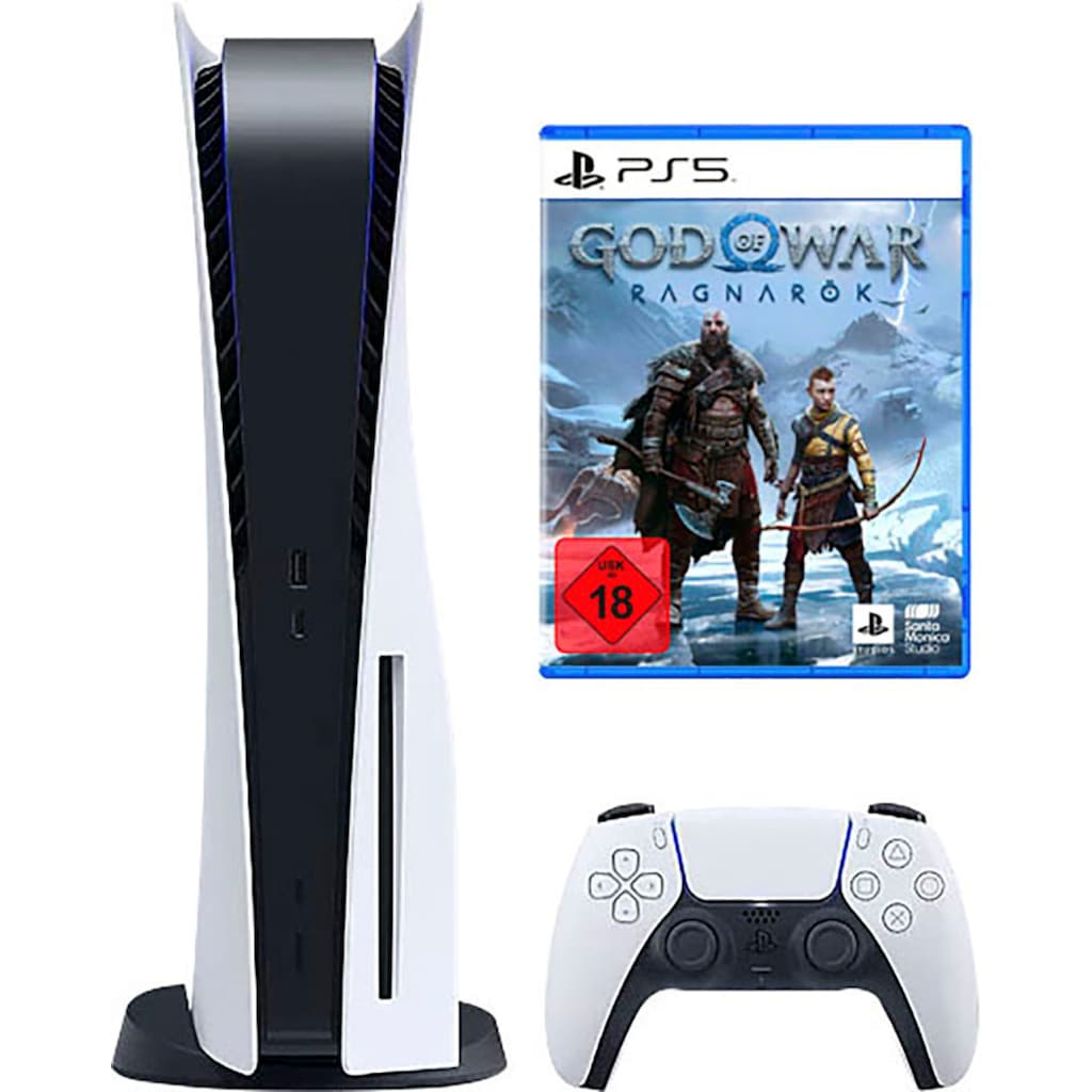 PlayStation 5 Konsolen-Set »PS5 Konsole + God of War: Ragnarök«