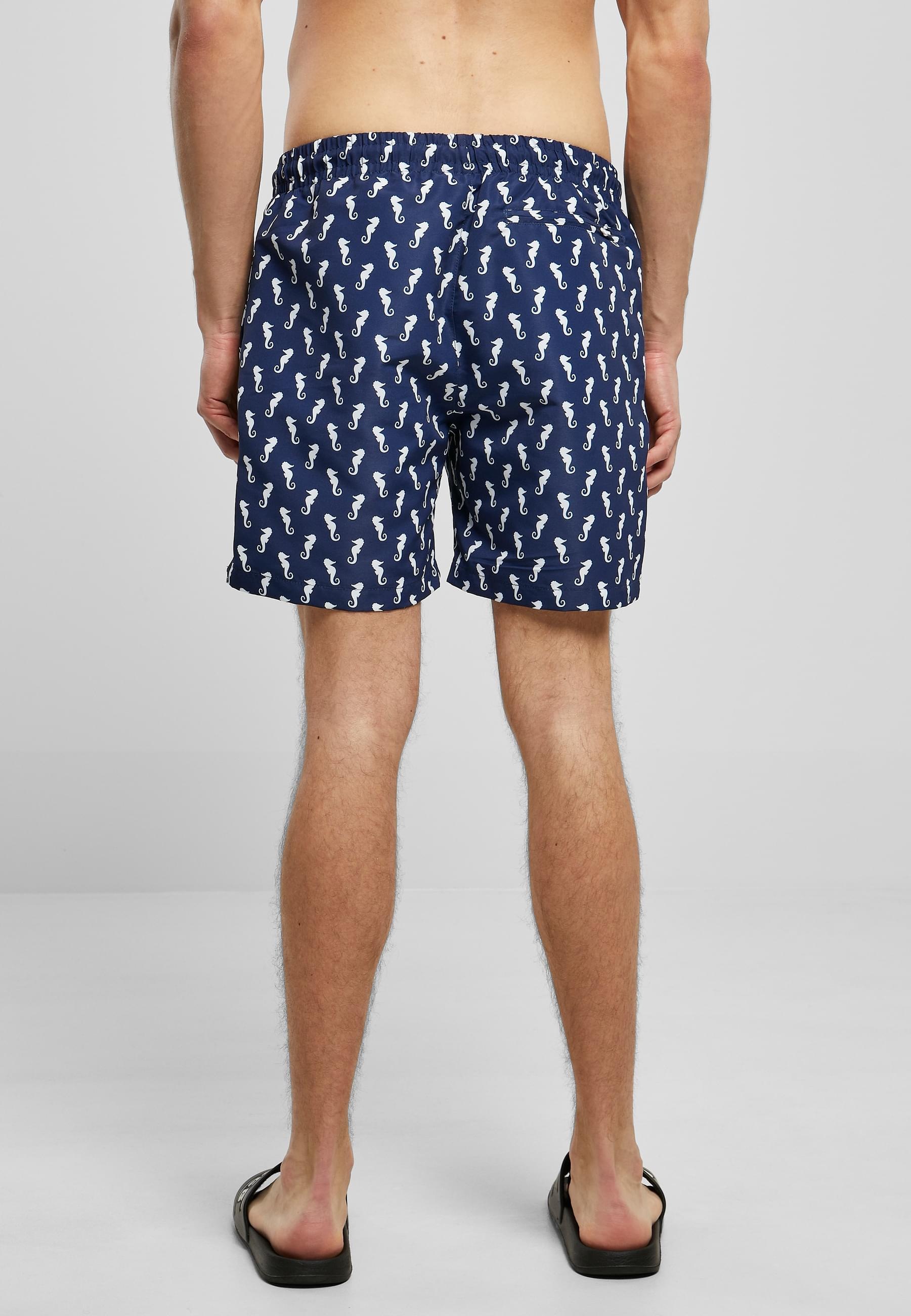 URBAN CLASSICS Badeshorts »Urban Classics Herren Pattern Swim Shorts«