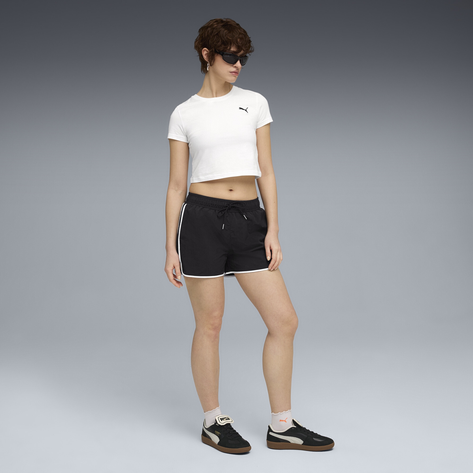PUMA Shorts »Wardrobe Essentials Woven 3" Shorts Damen«