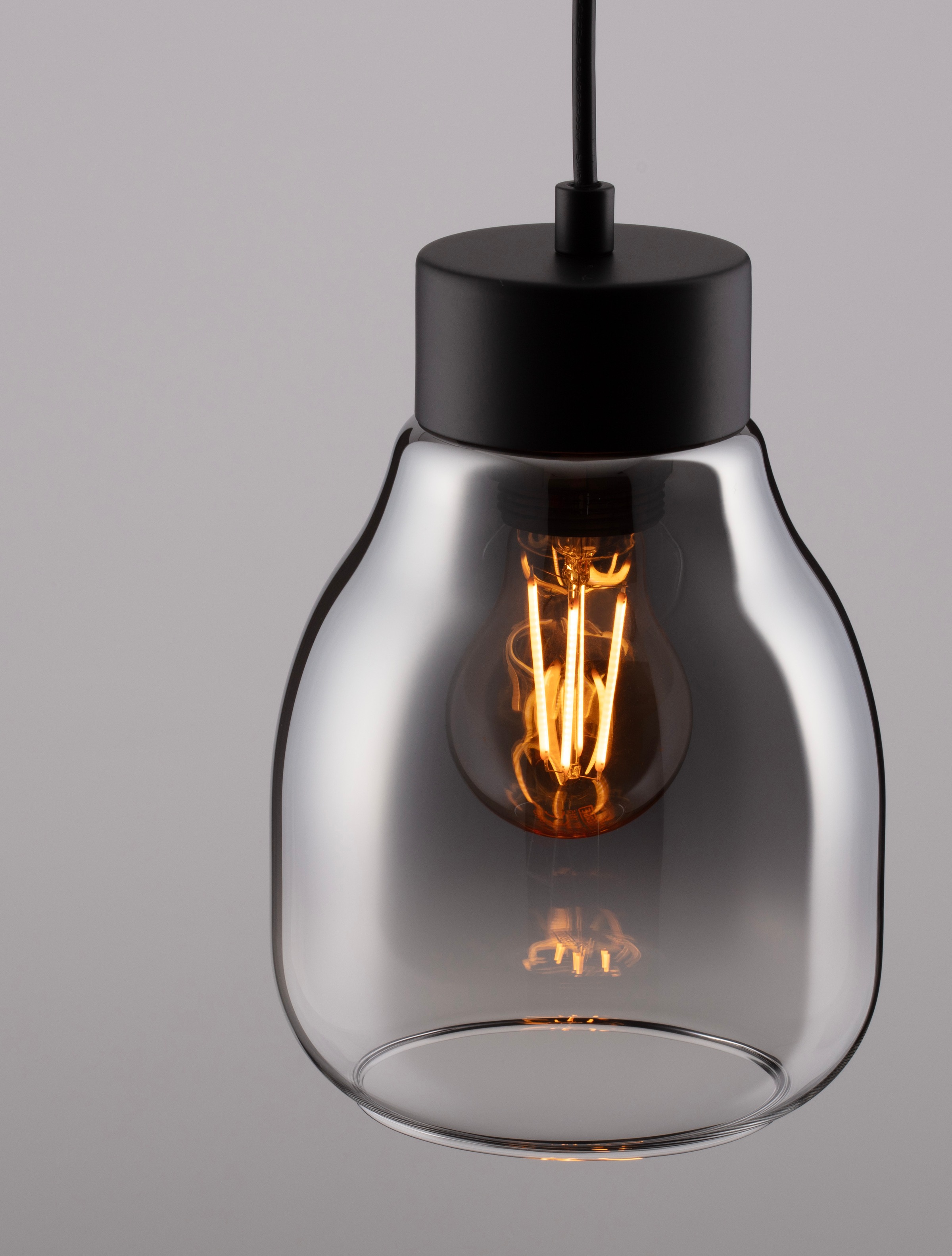 Nova Luce Pendelleuchte »BLACU«, 1 flammig