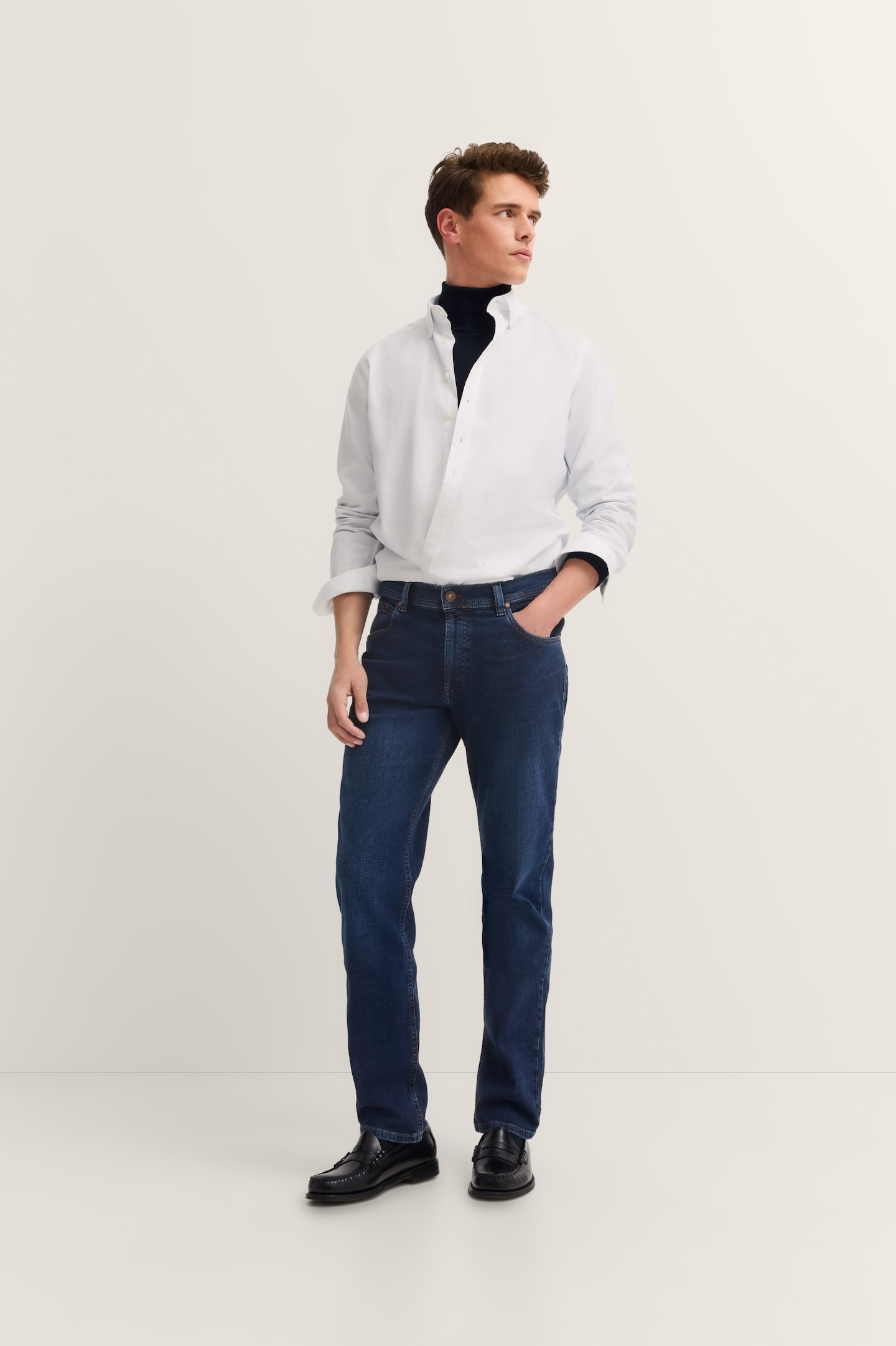 bugatti 5-Pocket-Jeans »Regular Fit«, aus Authentic Denim mit Stretch-Komfort