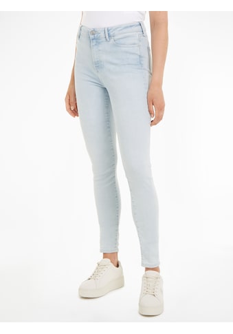 Skinny-fit-Jeans »TH FLEX HARLEM U SKINNY HW KAI«, in blauer Waschung