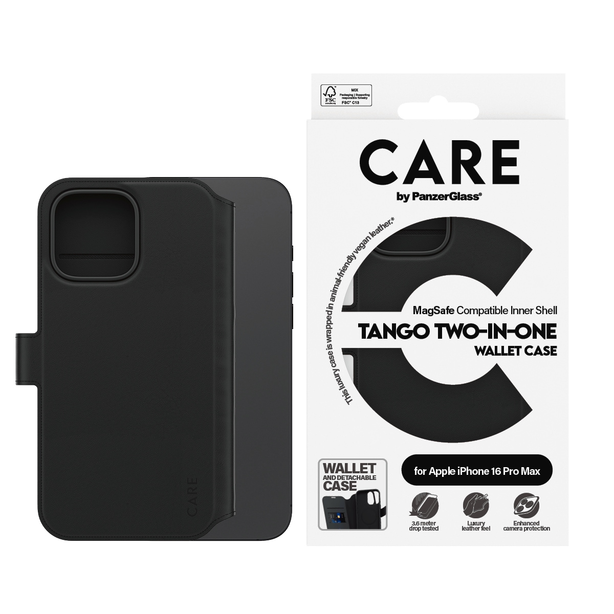 Handyhülle »Case Feature Tango 2-in-1 Wallet Case Apple iPhone 16 Pro Max«, Backcover,...