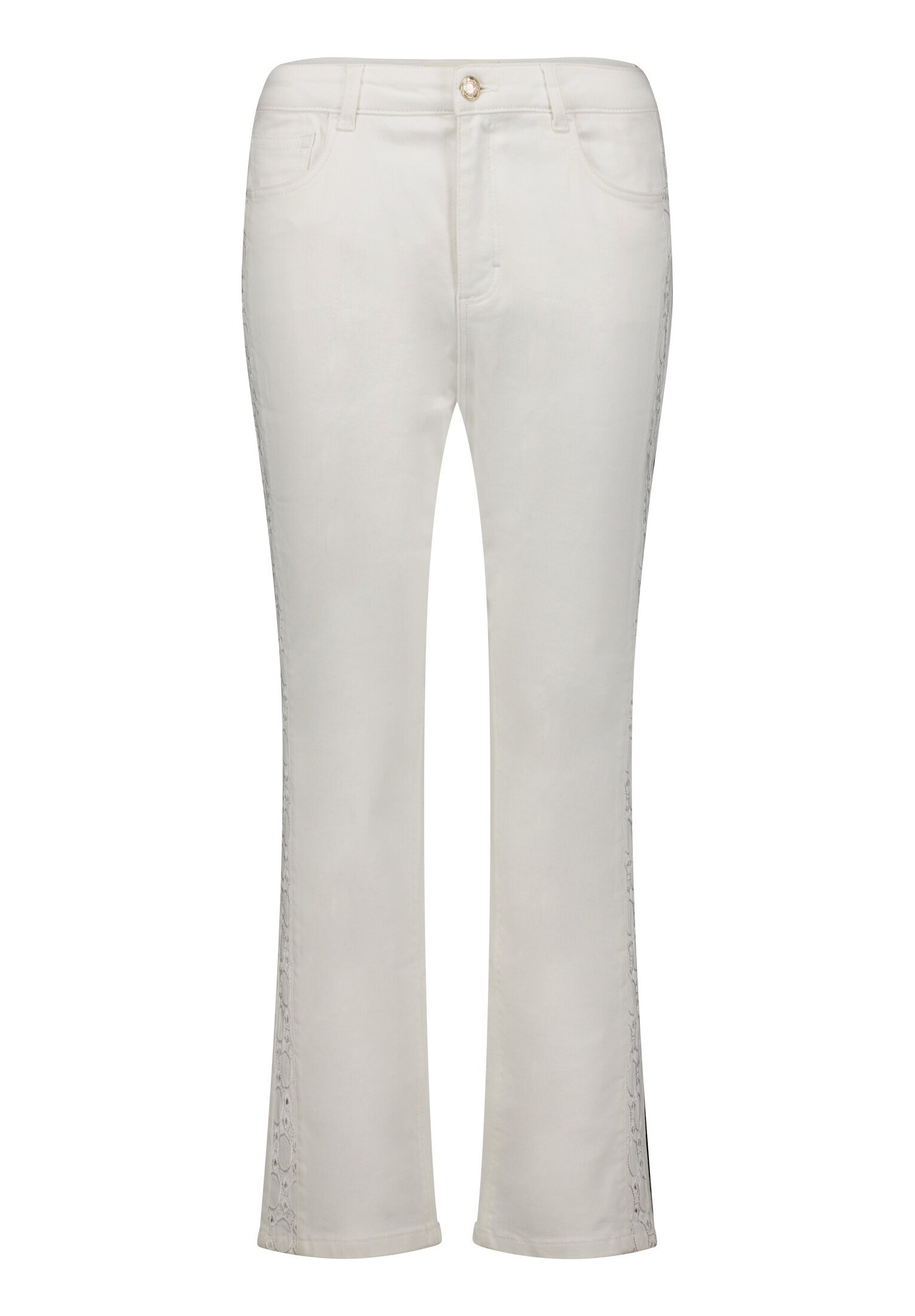 Cartoon Regular-fit-Jeans »Damen mit Lochmuster«