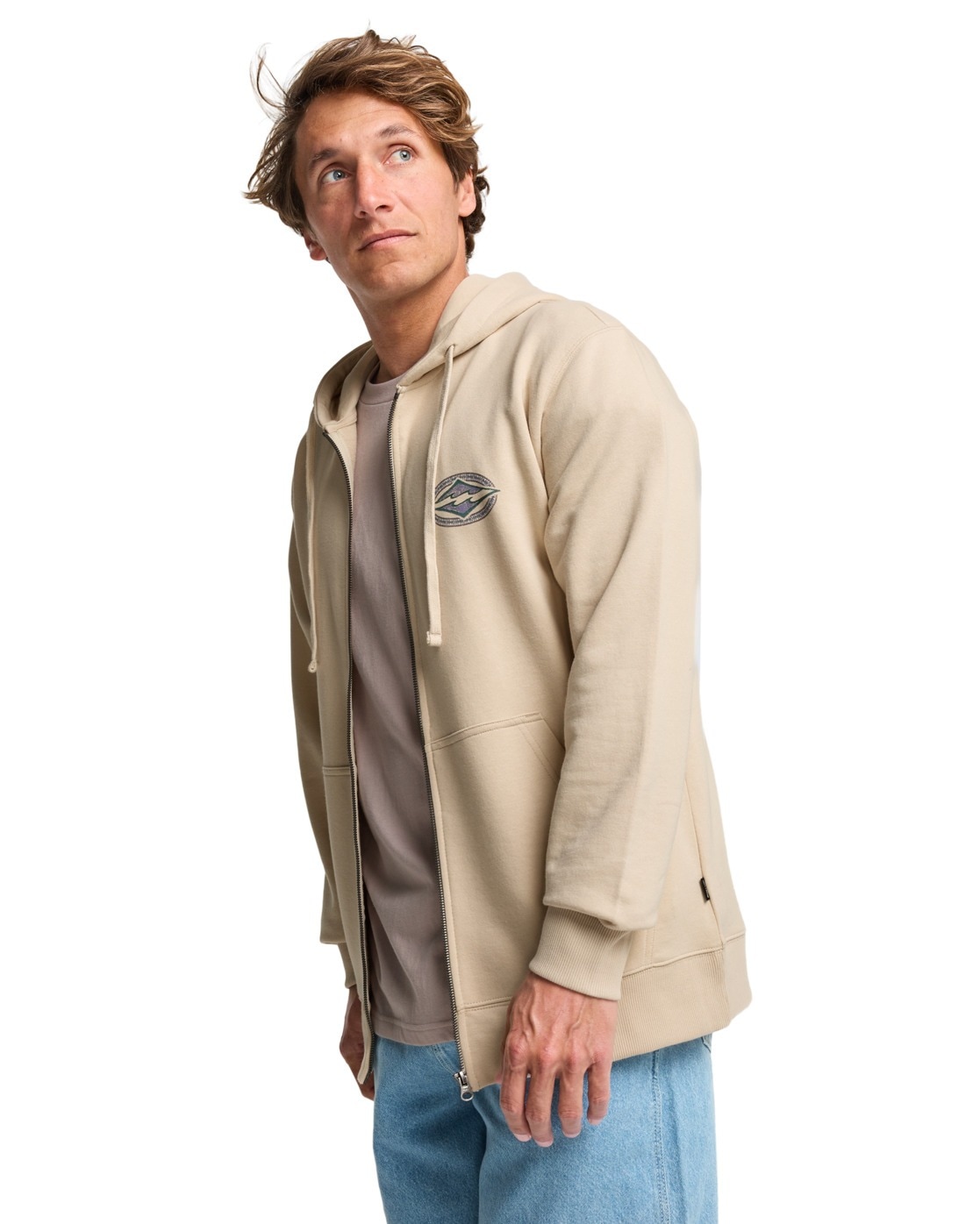 Hoodie BILLABONG "Foundation", Herren, Gr. XXL, braun, Obermaterial: 55% Walkfrottier, 25% Walkfrottier, 20% Microfaser;, Sweatshirts Hoodie 3