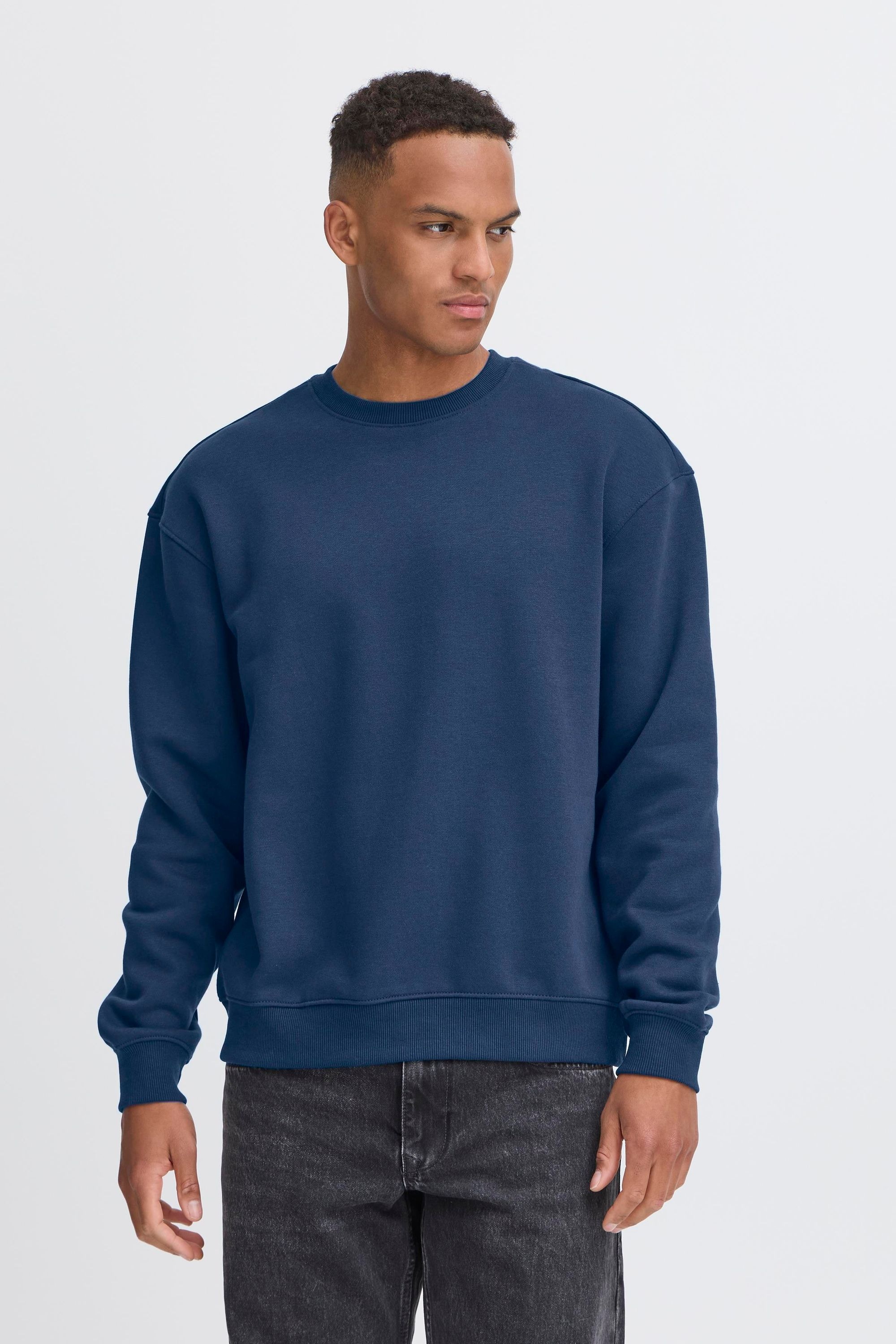 Blend Rundhalspullover "BHJUST", Klassischer Sweatpullover mit Rundhalsauss günstig online kaufen