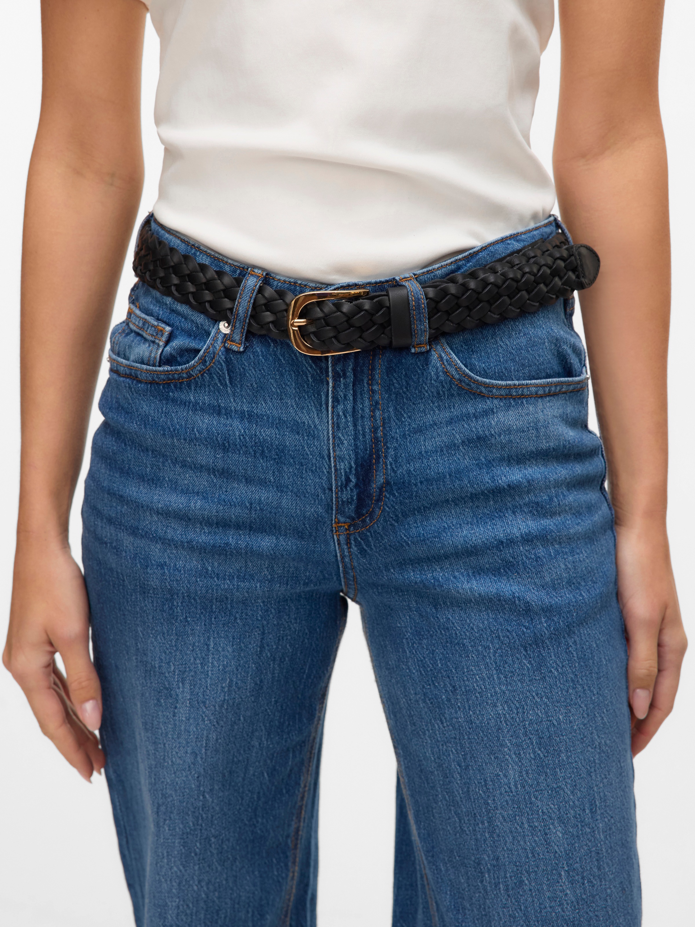 Vero Moda Flechtgürtel "VMALICE LEATHER BELT NOOS" günstig online kaufen