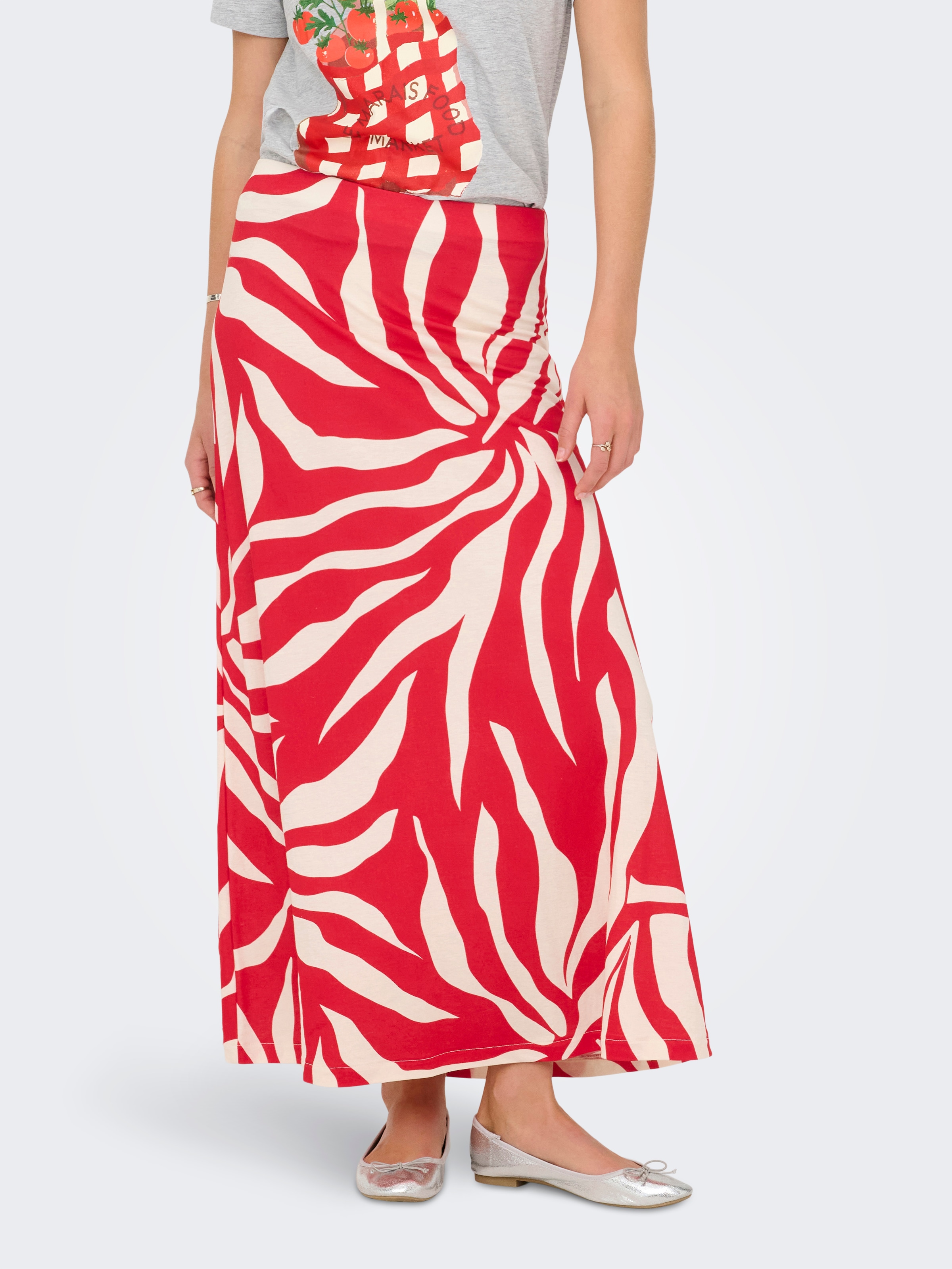 ONLY Maxirock "ONLCHIGO SAKURA LONG SKIRT WVN" Viskosemischung günstig online kaufen