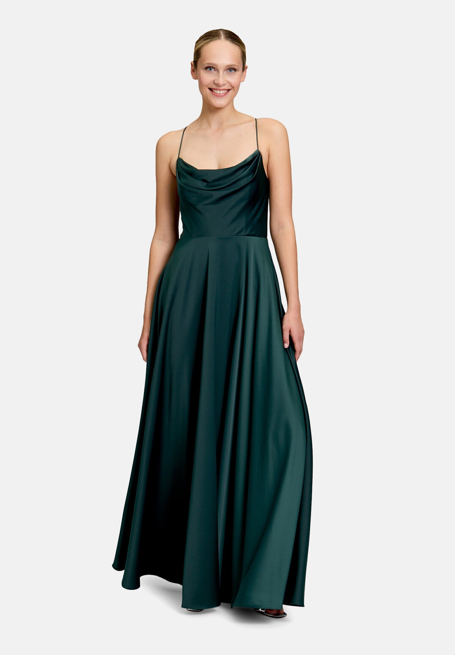Vera Mont Abendkleid "Damen mit Wasserfallausschnitt" Ohne Tasche Material