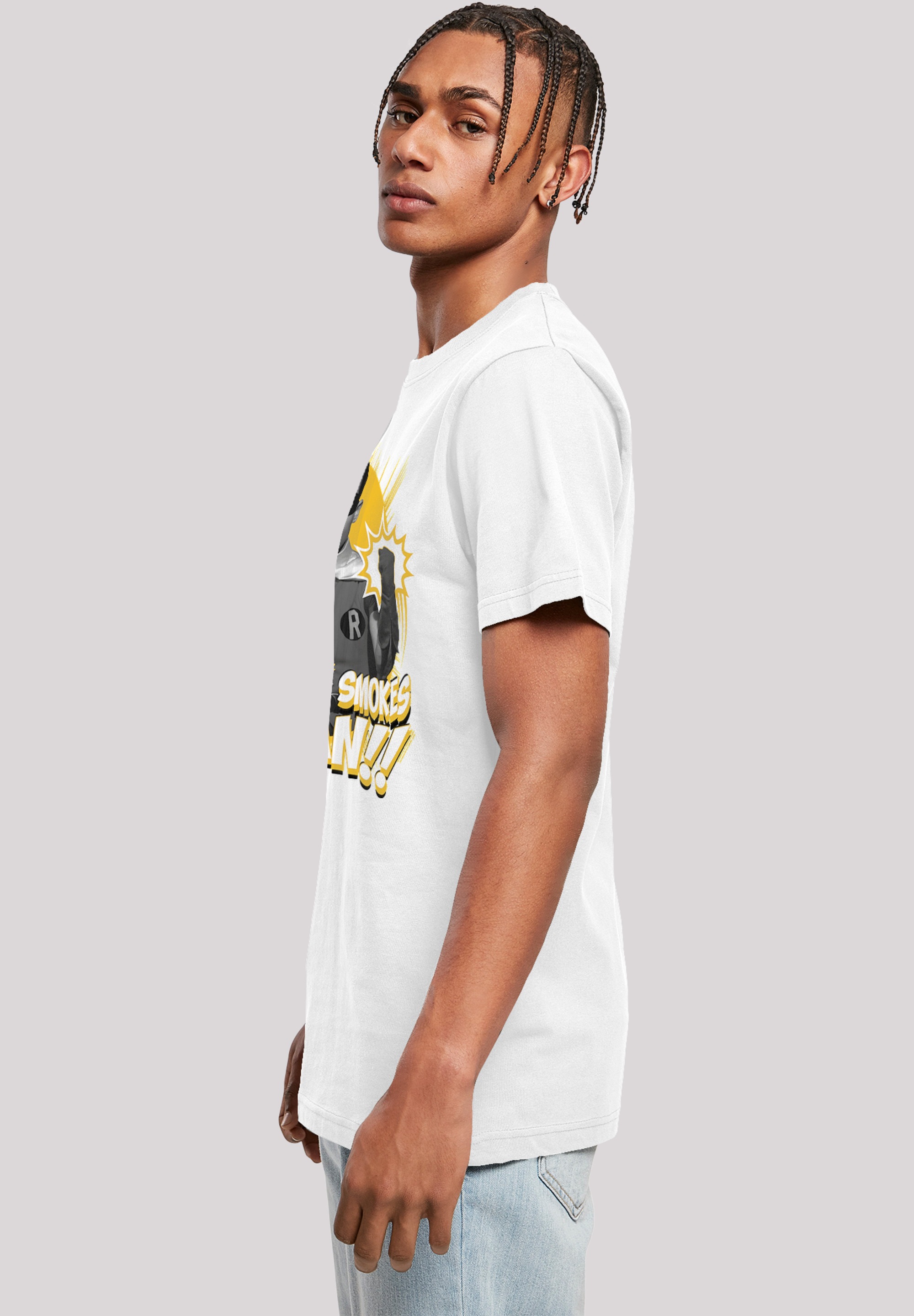 F4NT4STIC T-Shirt »DC Comics Batman TV Series Robin Holy Smokes«, Herren,Premium Merch,Regular-Fit,Basic,Bedruckt