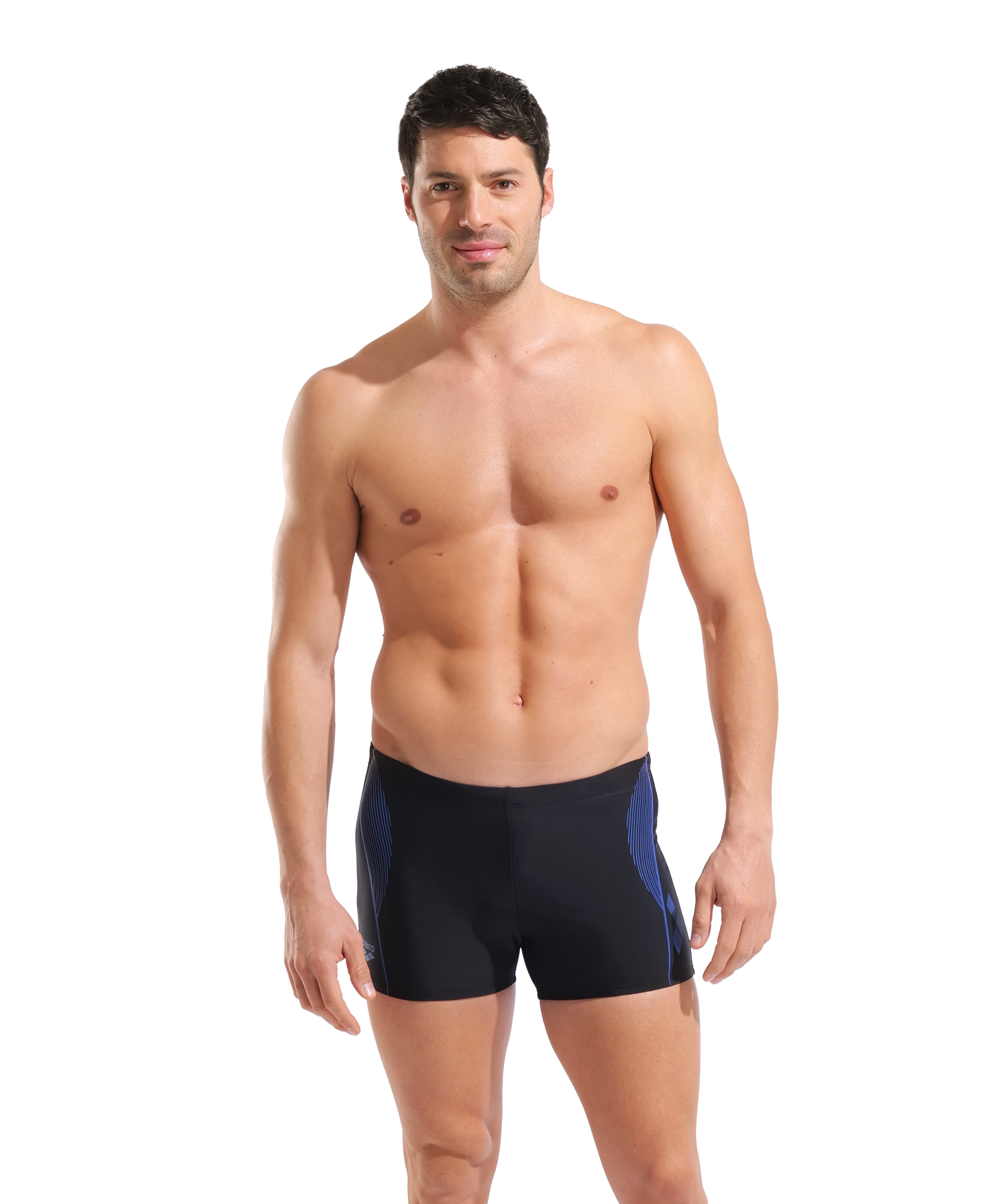 Arena Badeshorts "MENS SWIM SHORT GRAPHIC" mit Stretchmaterial, chlor- und salzwasserbeständig