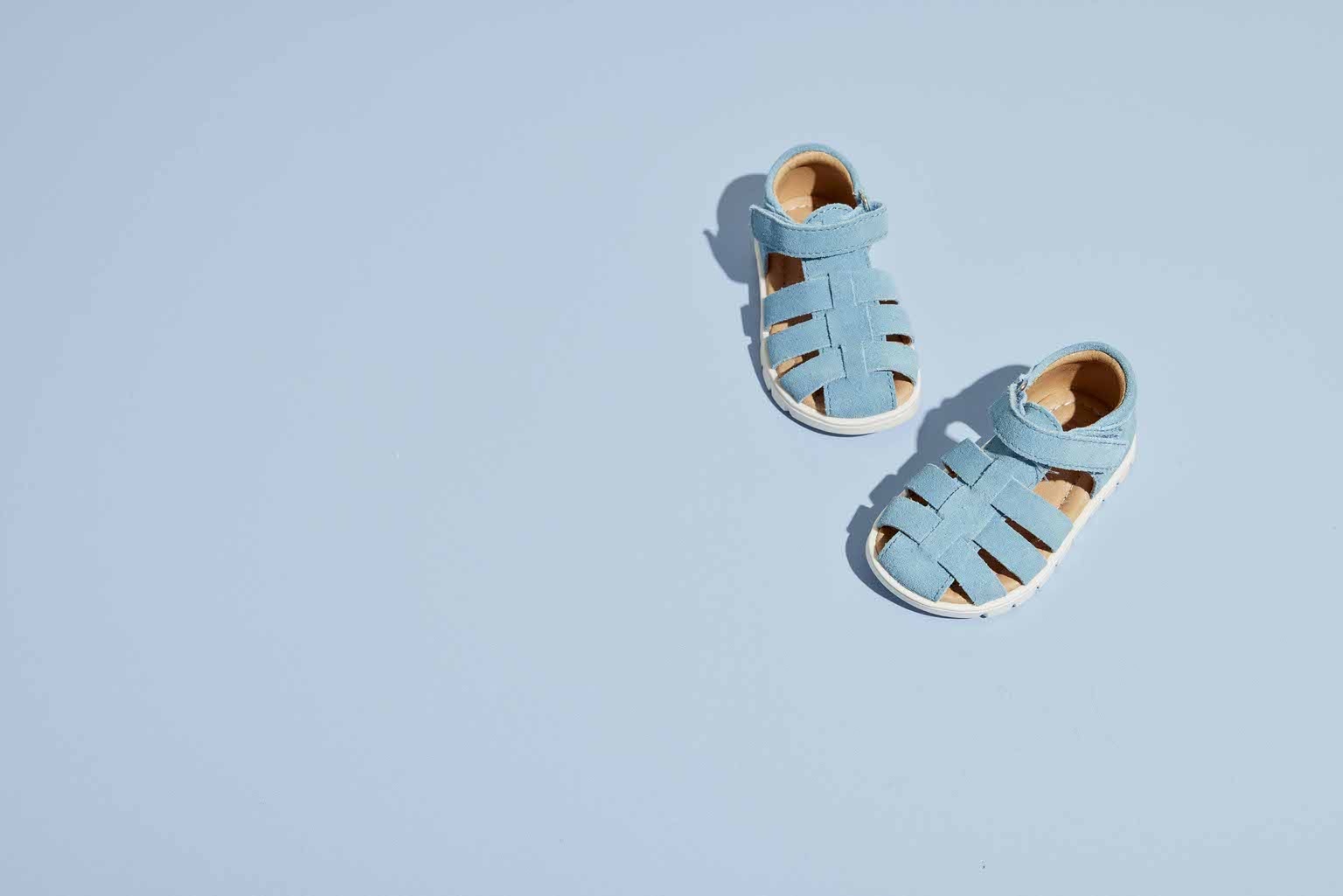 Bisgaard Sandale »beka s Weite: normal«, Klettschuh mit Lederinnenausstattung, Größenschablone zum Download