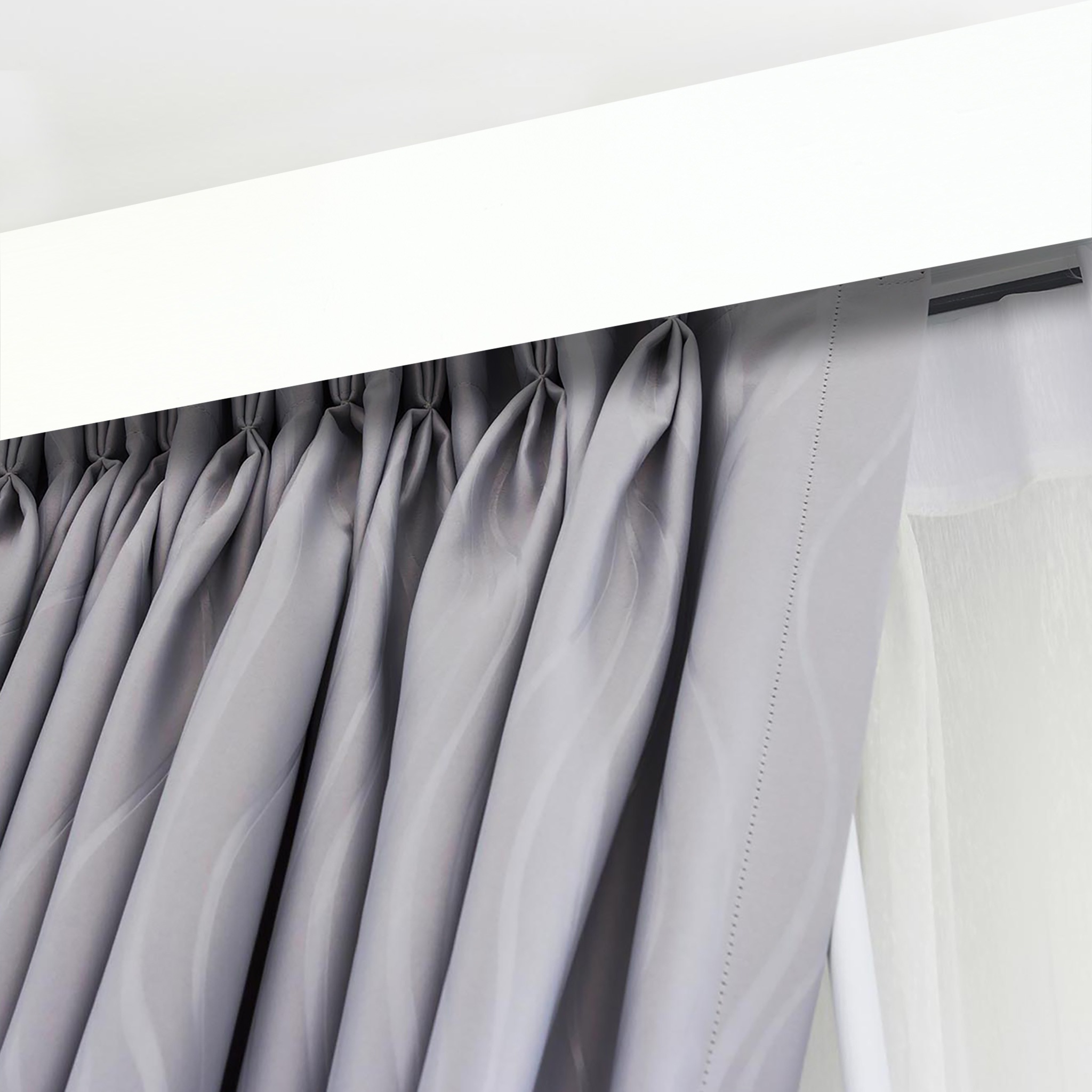 SN DECO GROUP Gardinenschiene "Vorhangschiene SH mit Blende" 1 läufig-läufi günstig online kaufen