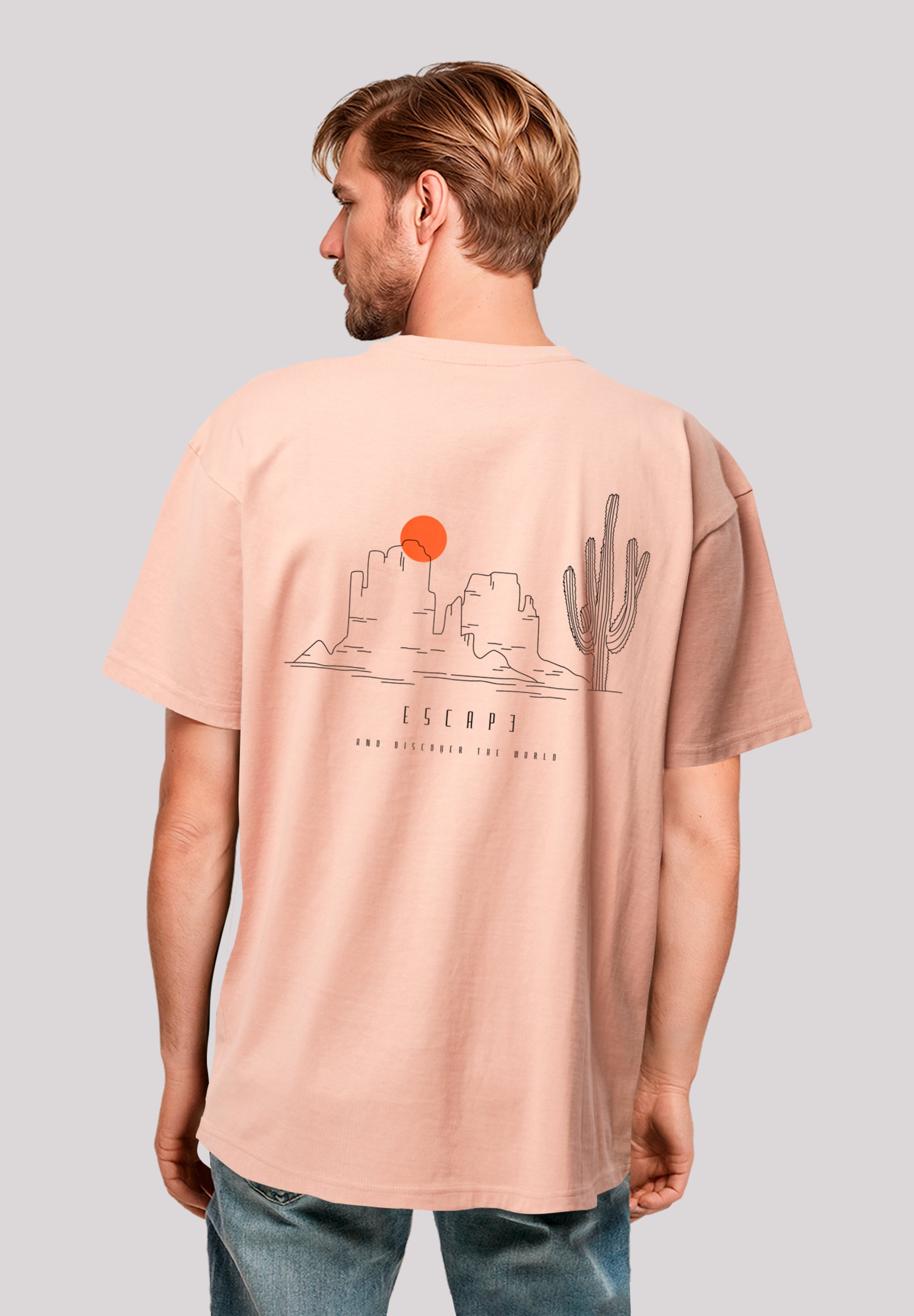 F4NT4STIC T-Shirt "Oversize Escape Discover the World Savannah", Discover t günstig online kaufen