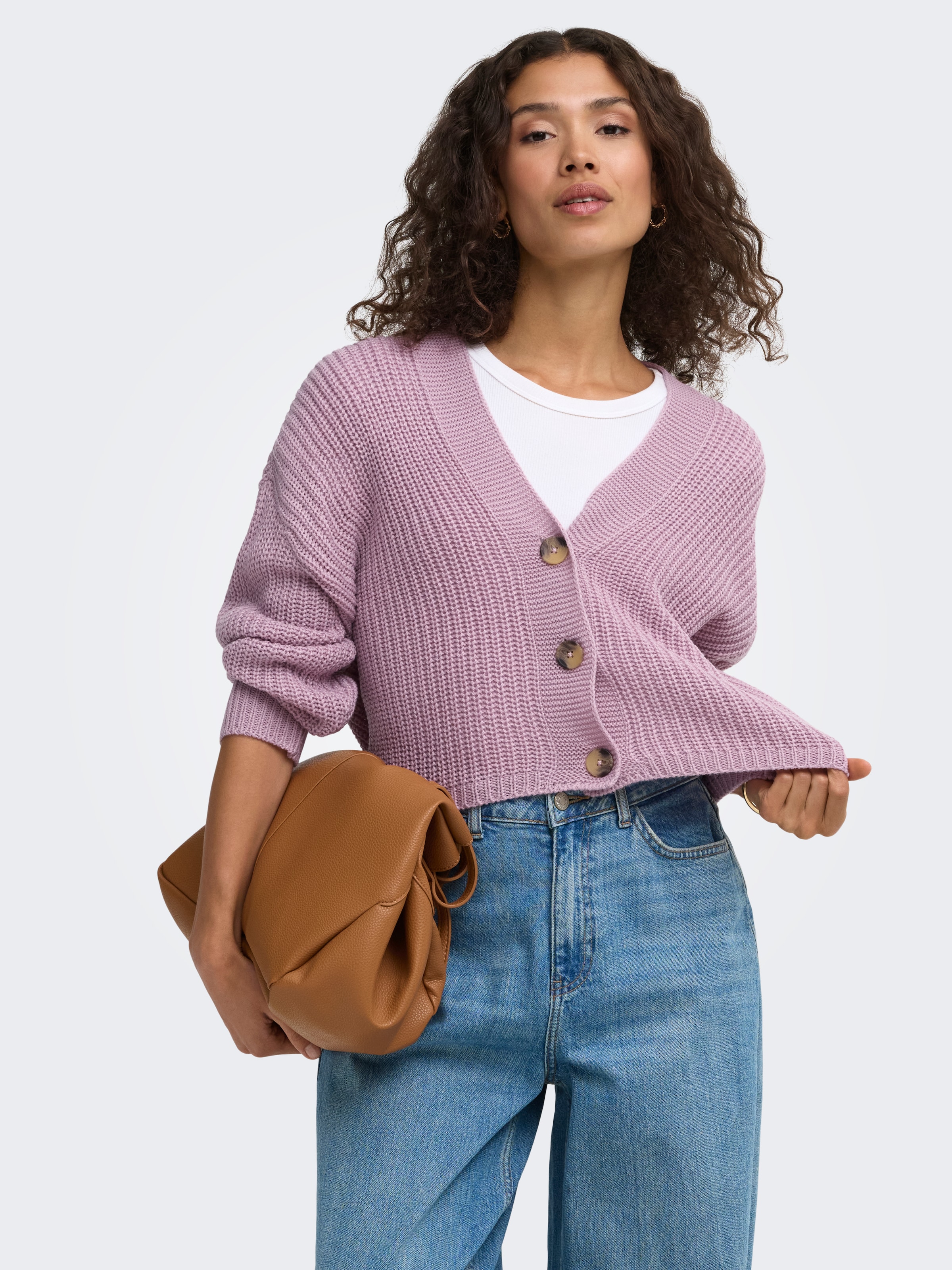 ONLY "ONLCAROL NICE L/S CARDIGAN KNT NOOS" Kunstfaser, regular fit