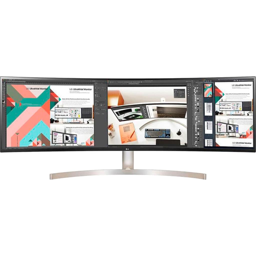 LG Curved-LED-Monitor »49WL95C-WE«, 124,46 cm/49 Zoll, 5120 x 1440 px, DQHD, 5 ms Reaktionszeit, 60 Hz