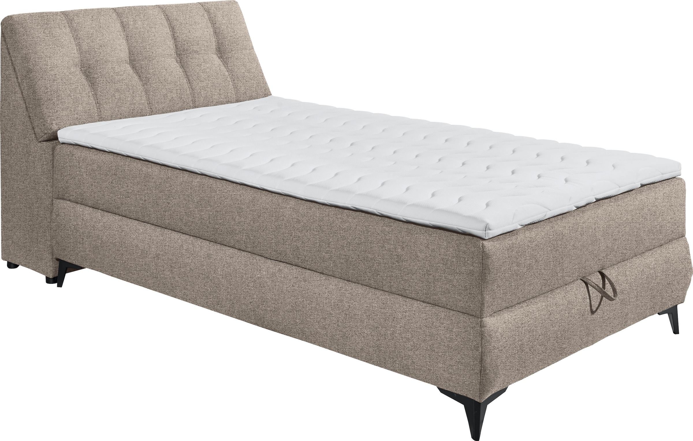 ED EXCITING DESIGN Boxbett "Atlantis", mit Bettkasten und Stauraum im Kopft günstig online kaufen