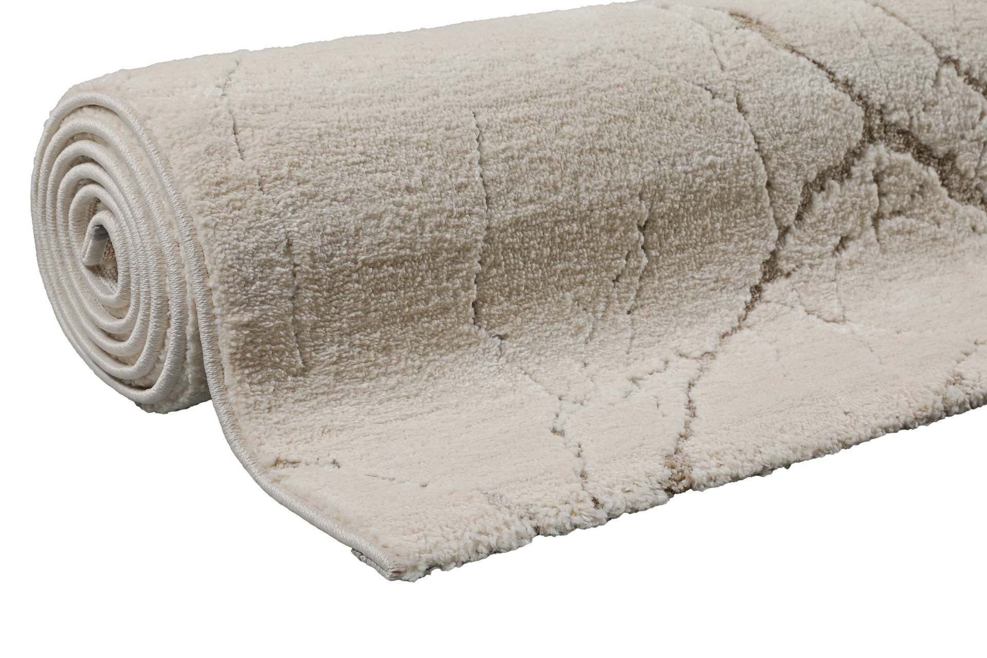 Wecon home Teppich »Linus«, rechteckig, 18 mm Höhe, Gewebt, Hoch-Tief, pflegeleicht, Marmor Optik, Scandi, Wohnzimmer