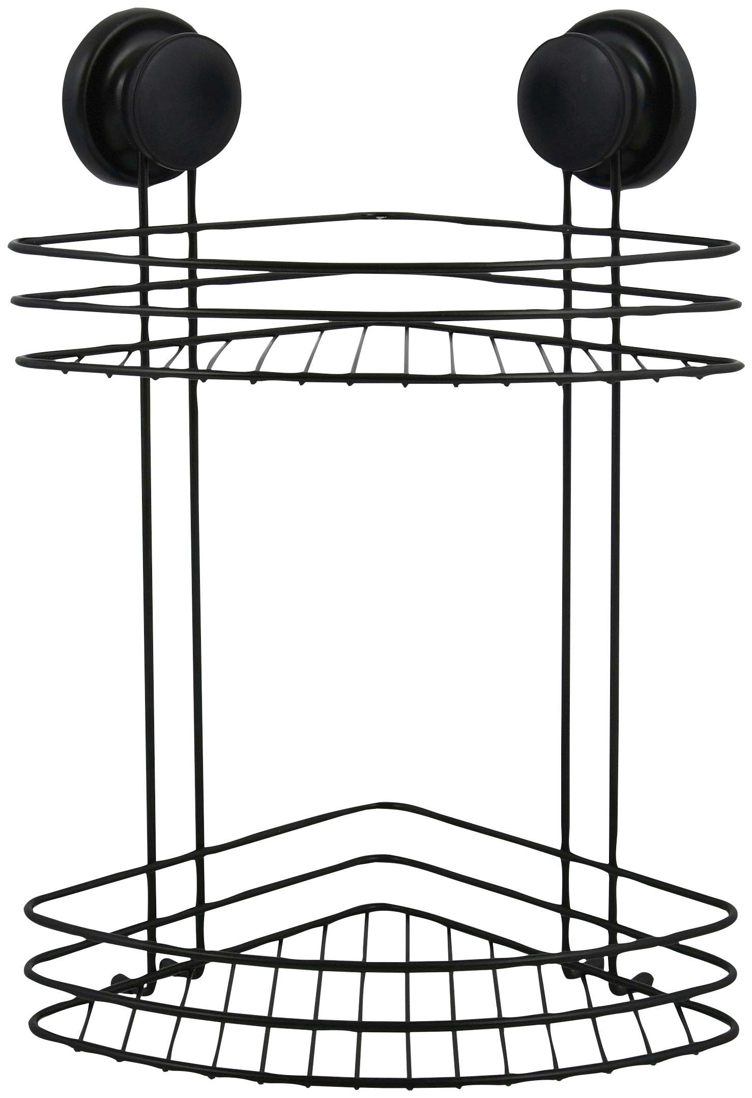 MSV Duschregal »Mega Saugnapf«, BxTxH: 22x22x40 cm, Montage ohne Bohren