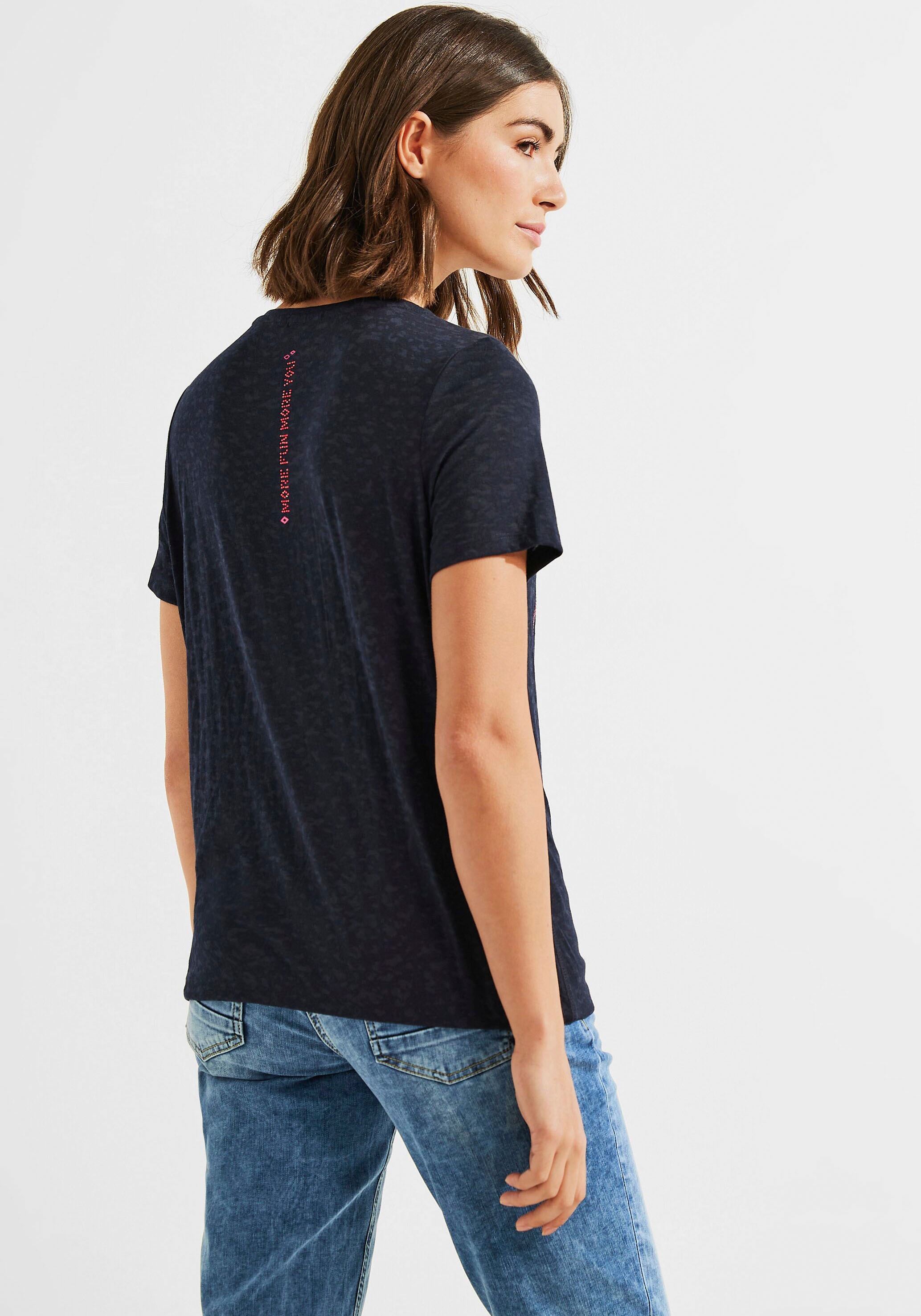 | Cecil Burn-Out-Design für im kaufen BAUR T-Shirt,
